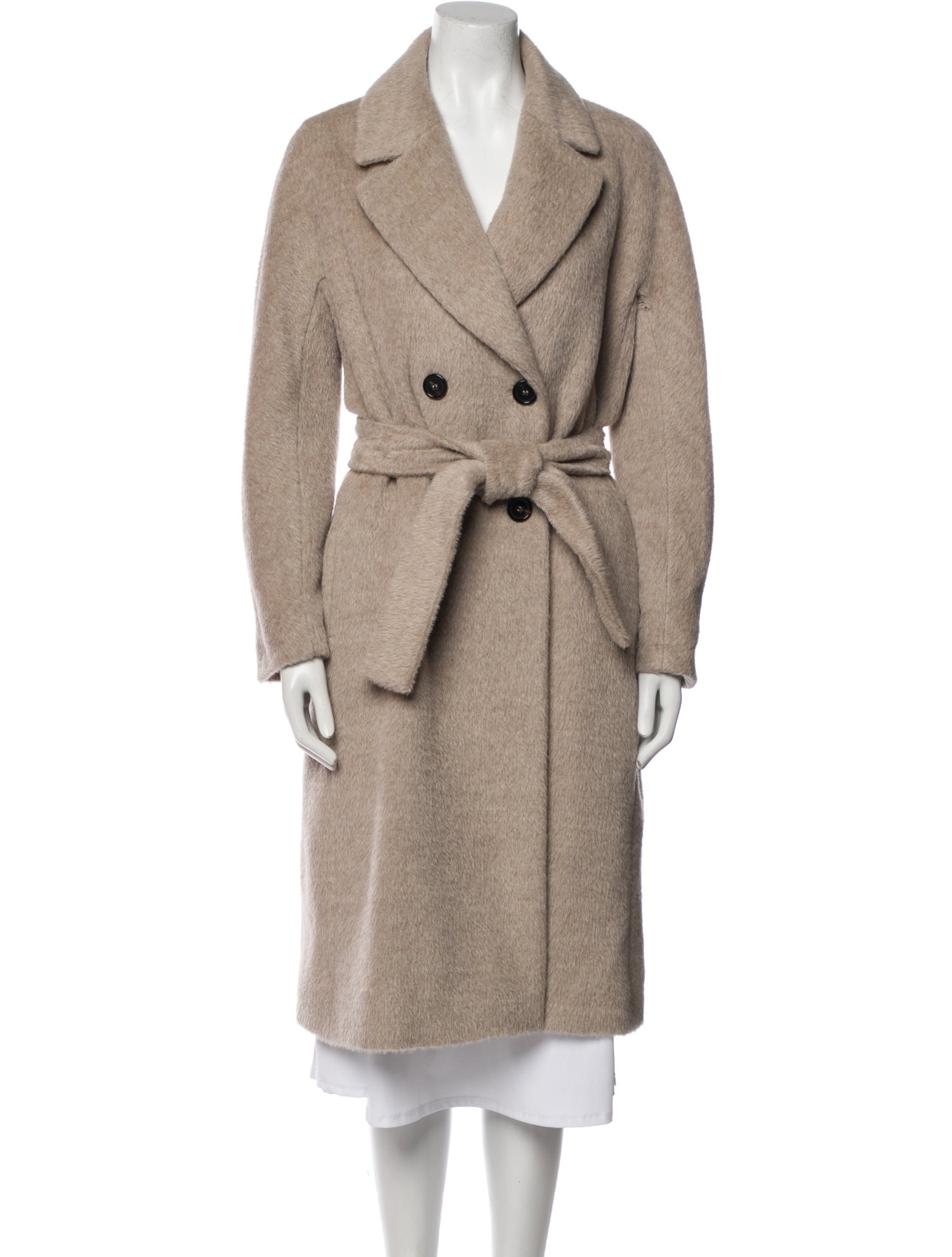 'S Max Mara Alpaca Trench Coat