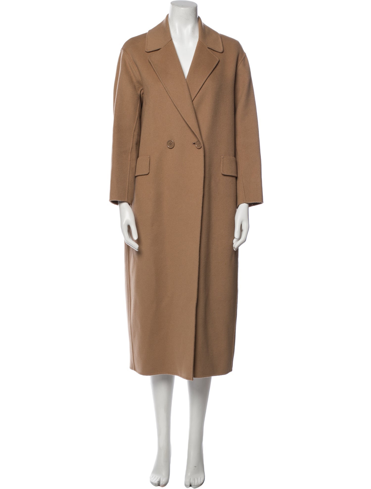 'S Max Mara Virgin Wool Trench Coat
