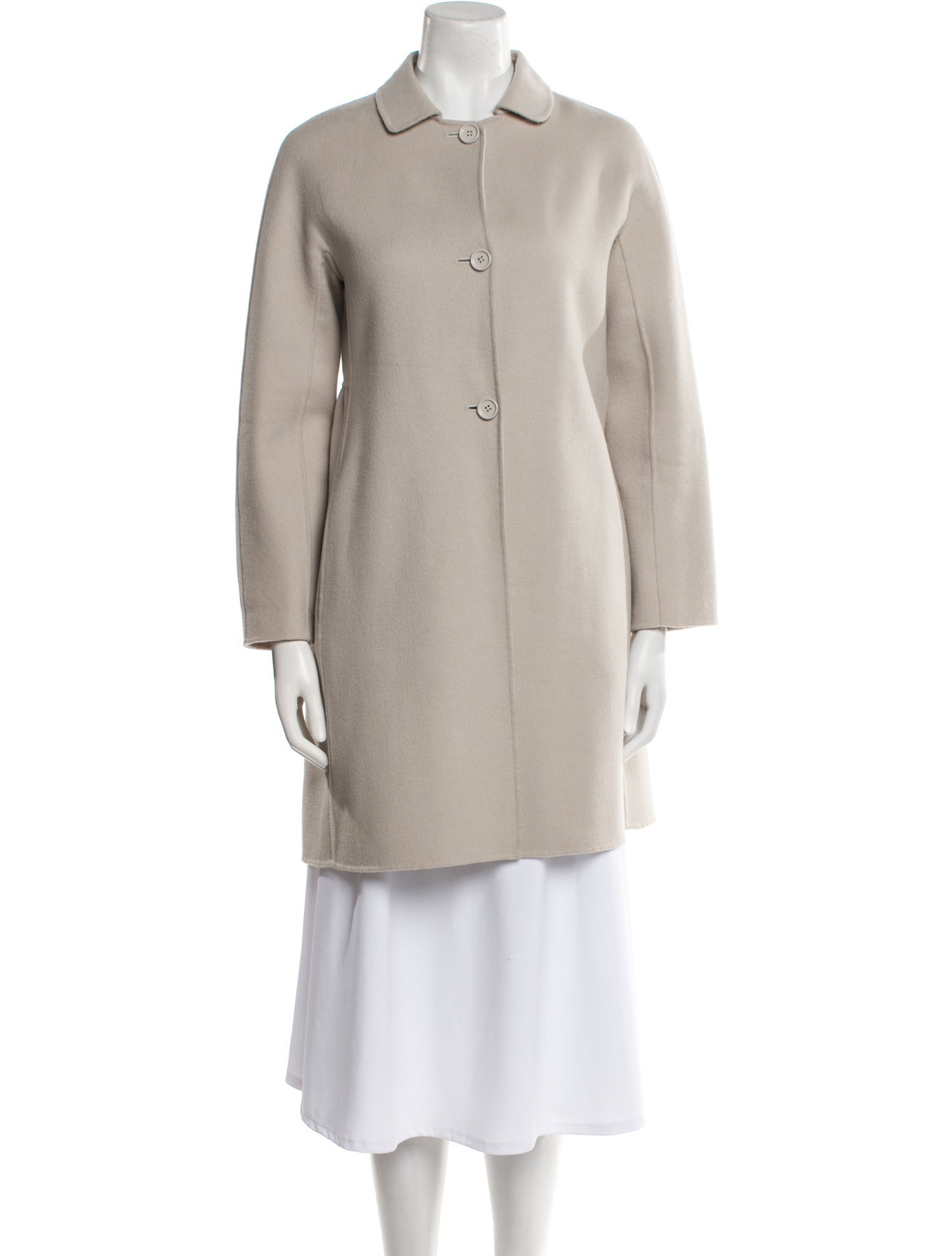 'S Max Mara Virgin Wool Trench Coat