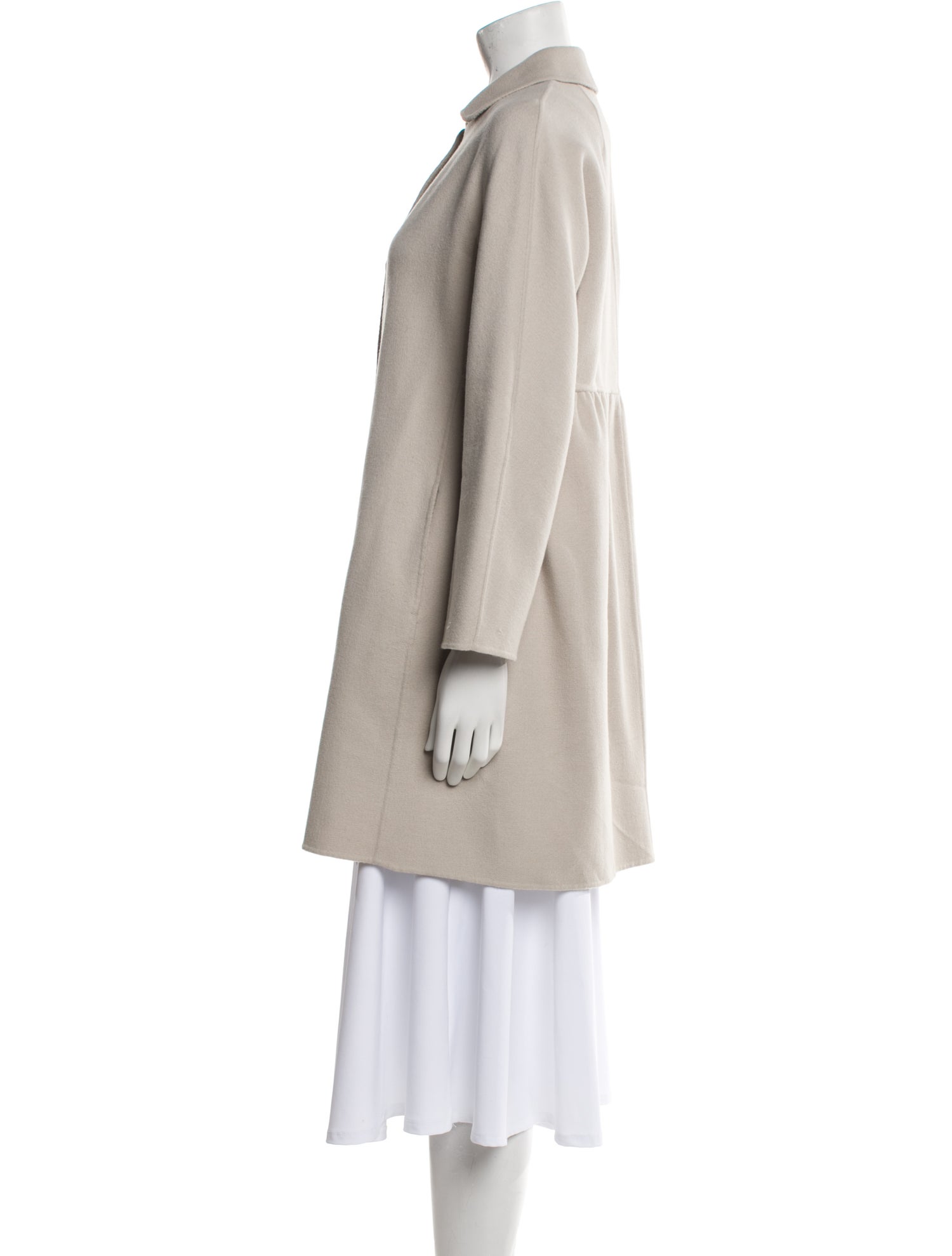 'S Max Mara Virgin Wool Trench Coat