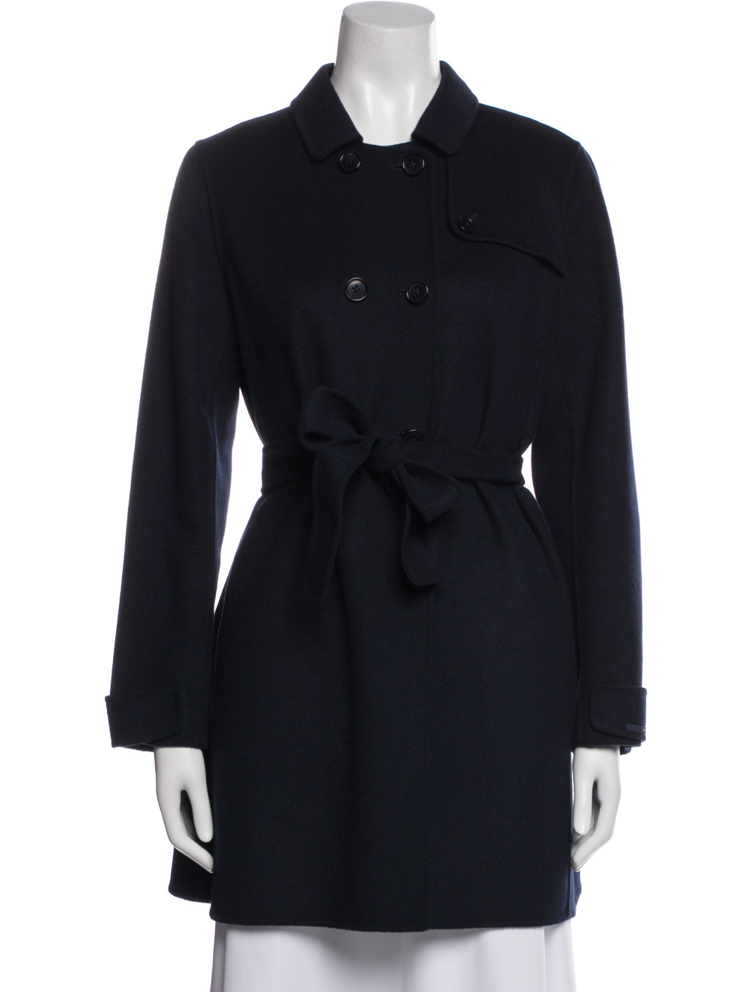 'S Max Mara Virgin Wool Trench Coat