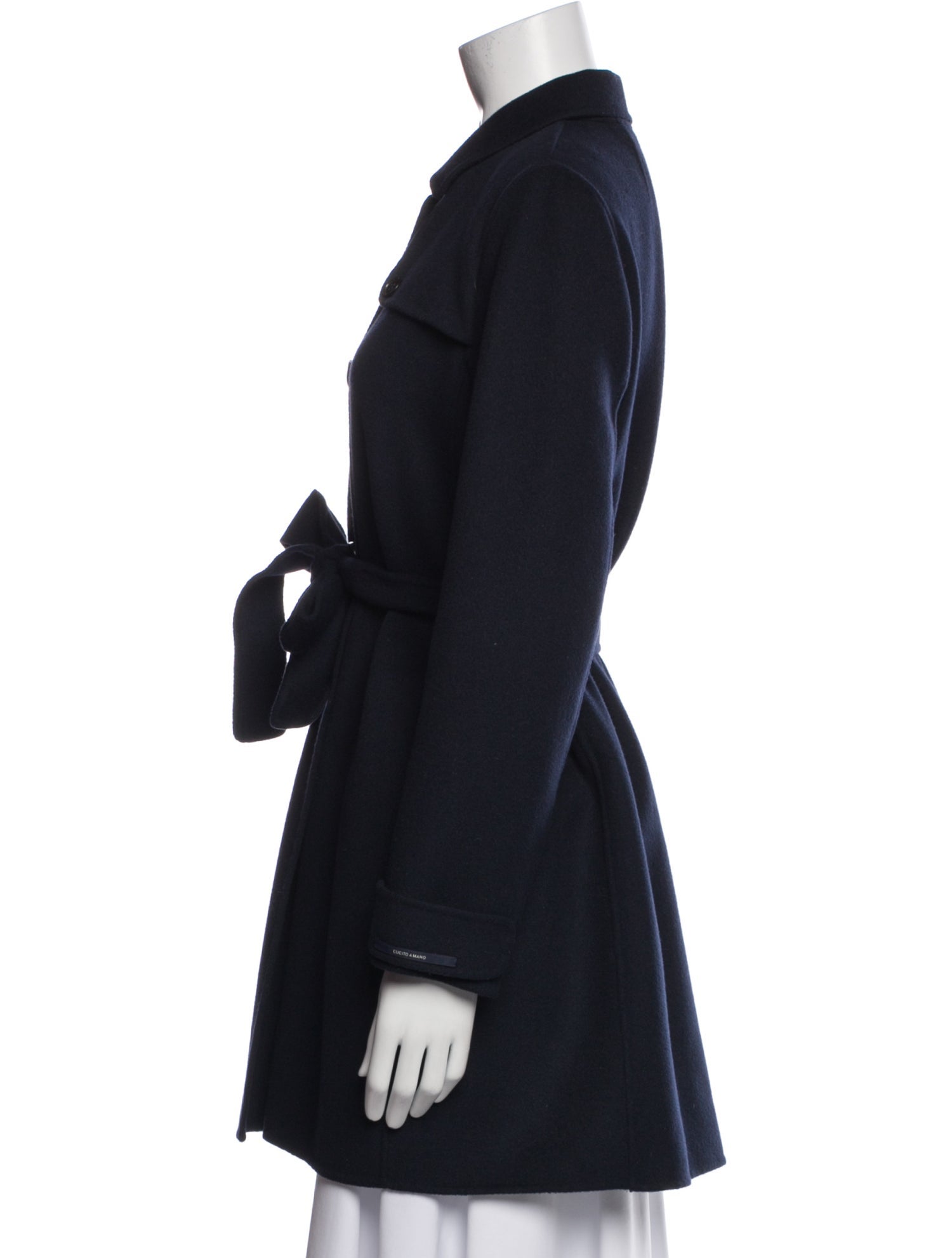 'S Max Mara Virgin Wool Trench Coat