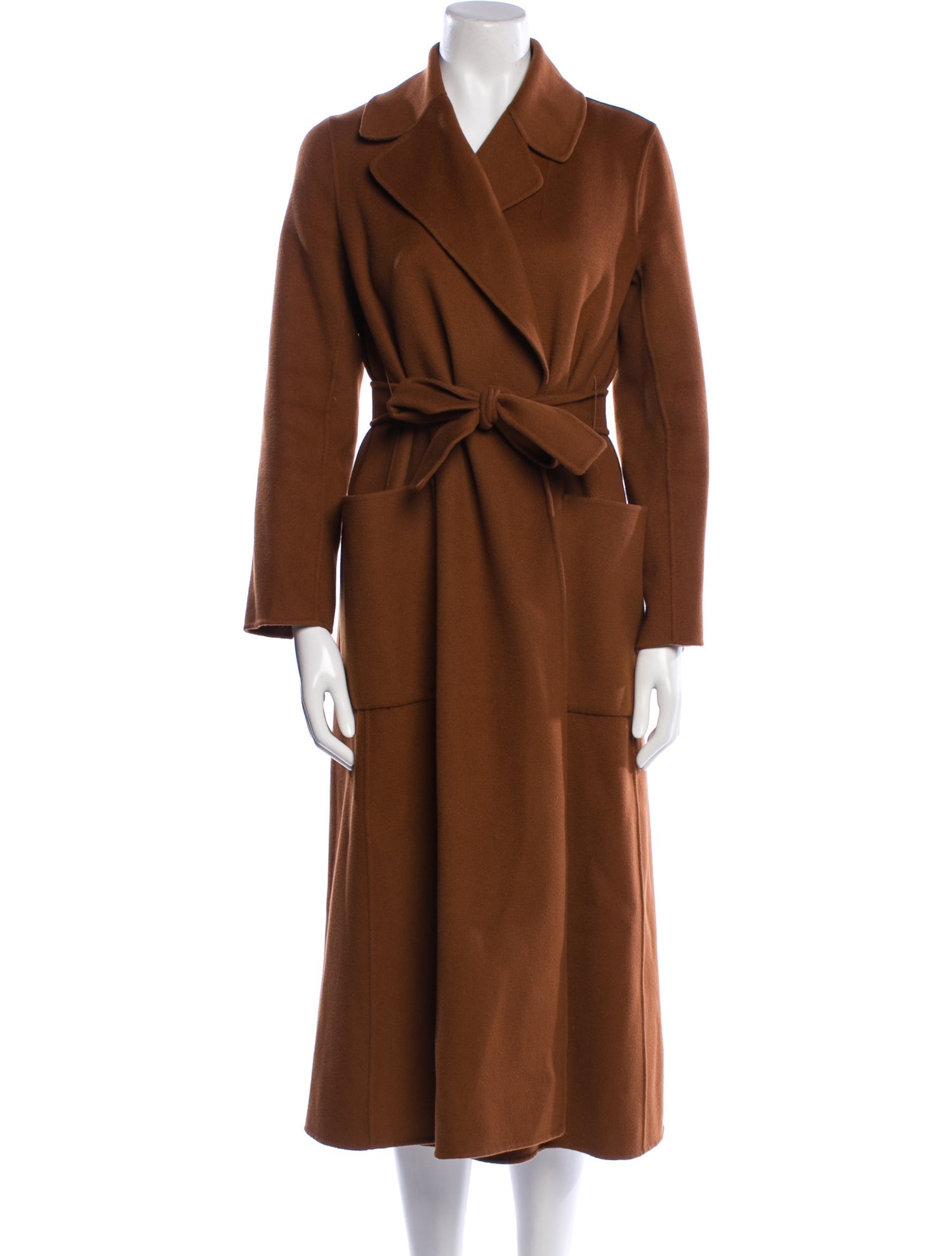 'S Max Mara Virgin Wool Trench Coat