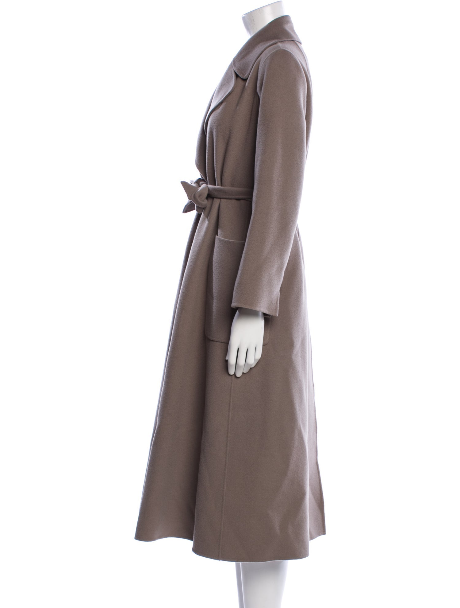 'S Max Mara Virgin Wool Trench Coat