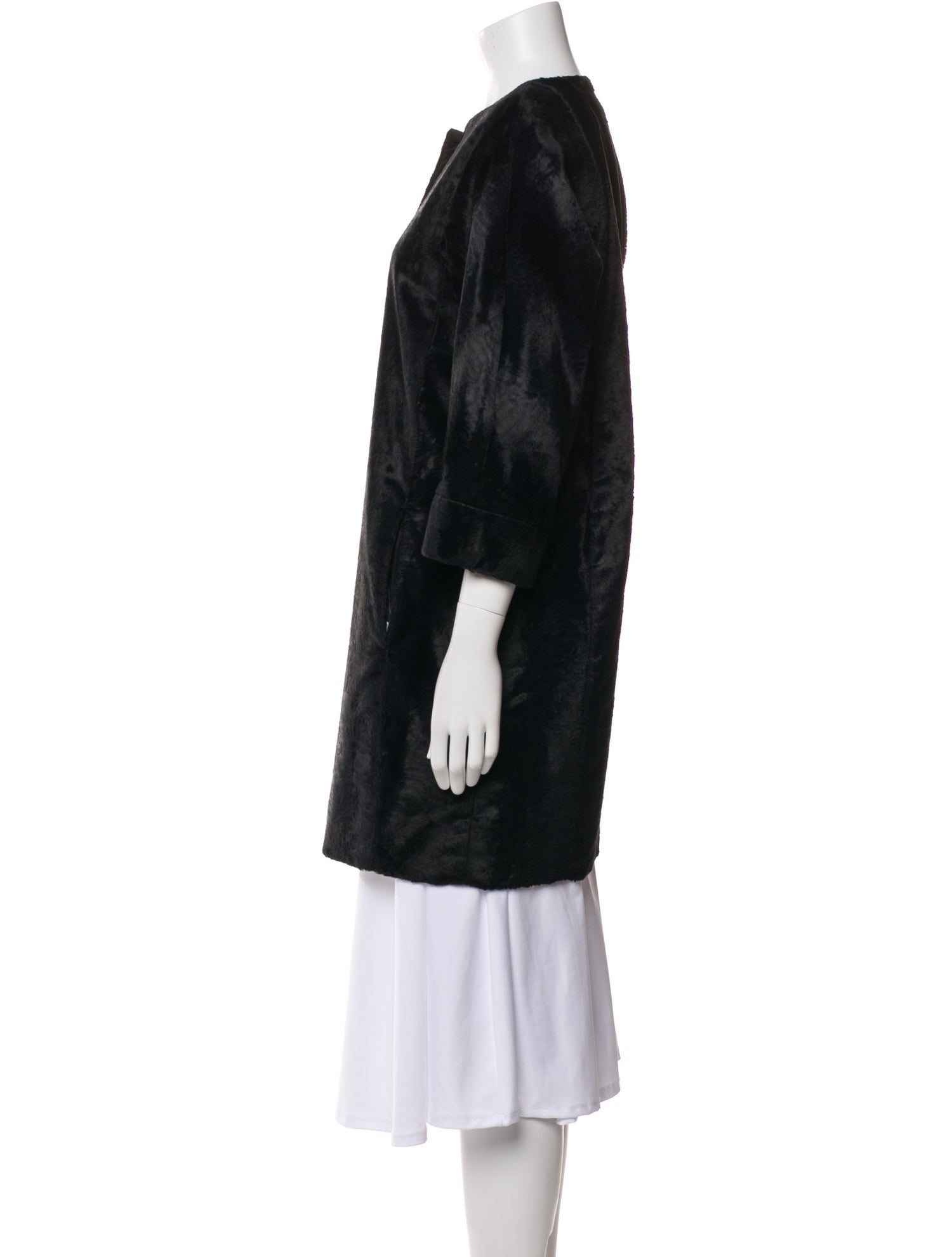 'S Max Mara Faux Fur Coat