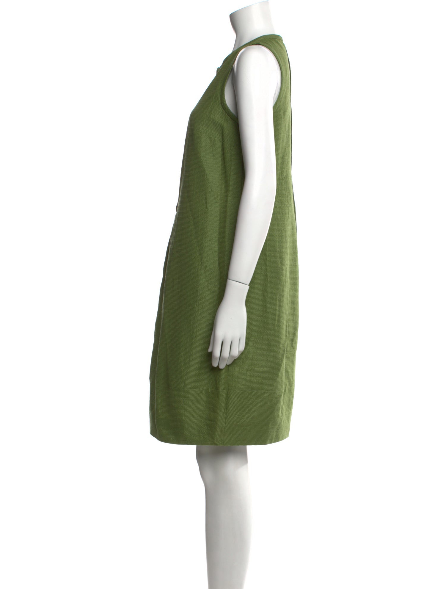 'S Max Mara Scoop Neck Knee-Length Dress