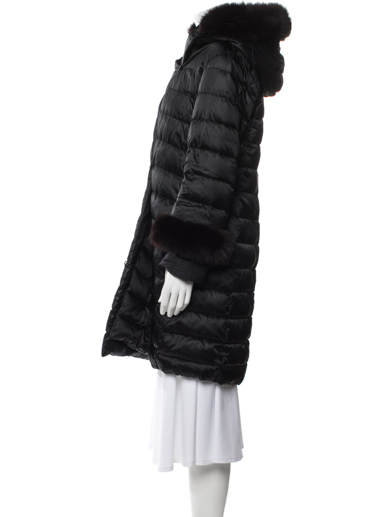 'S Max Mara Faux Fur Coat