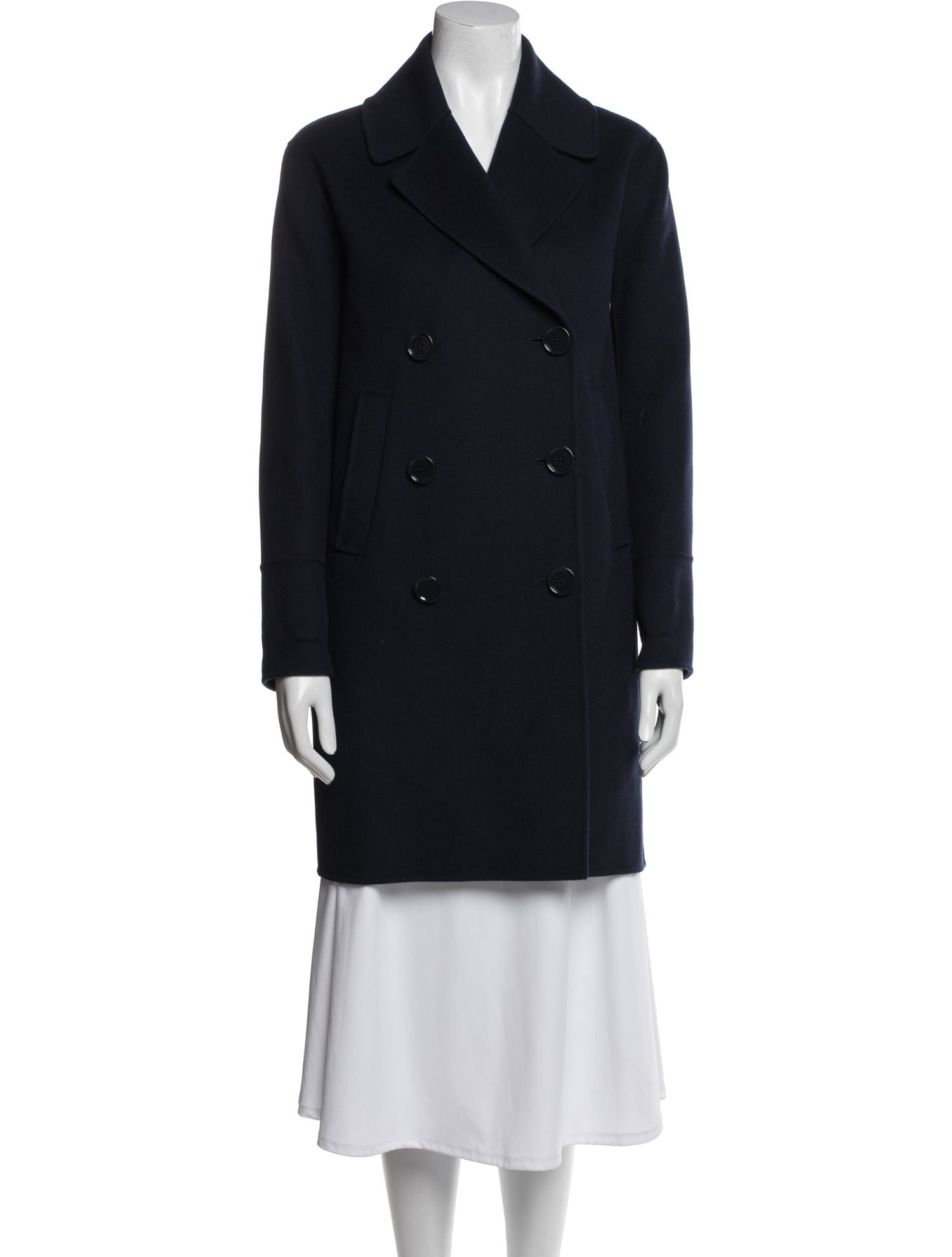 'S Max Mara Virgin Wool Peacoat