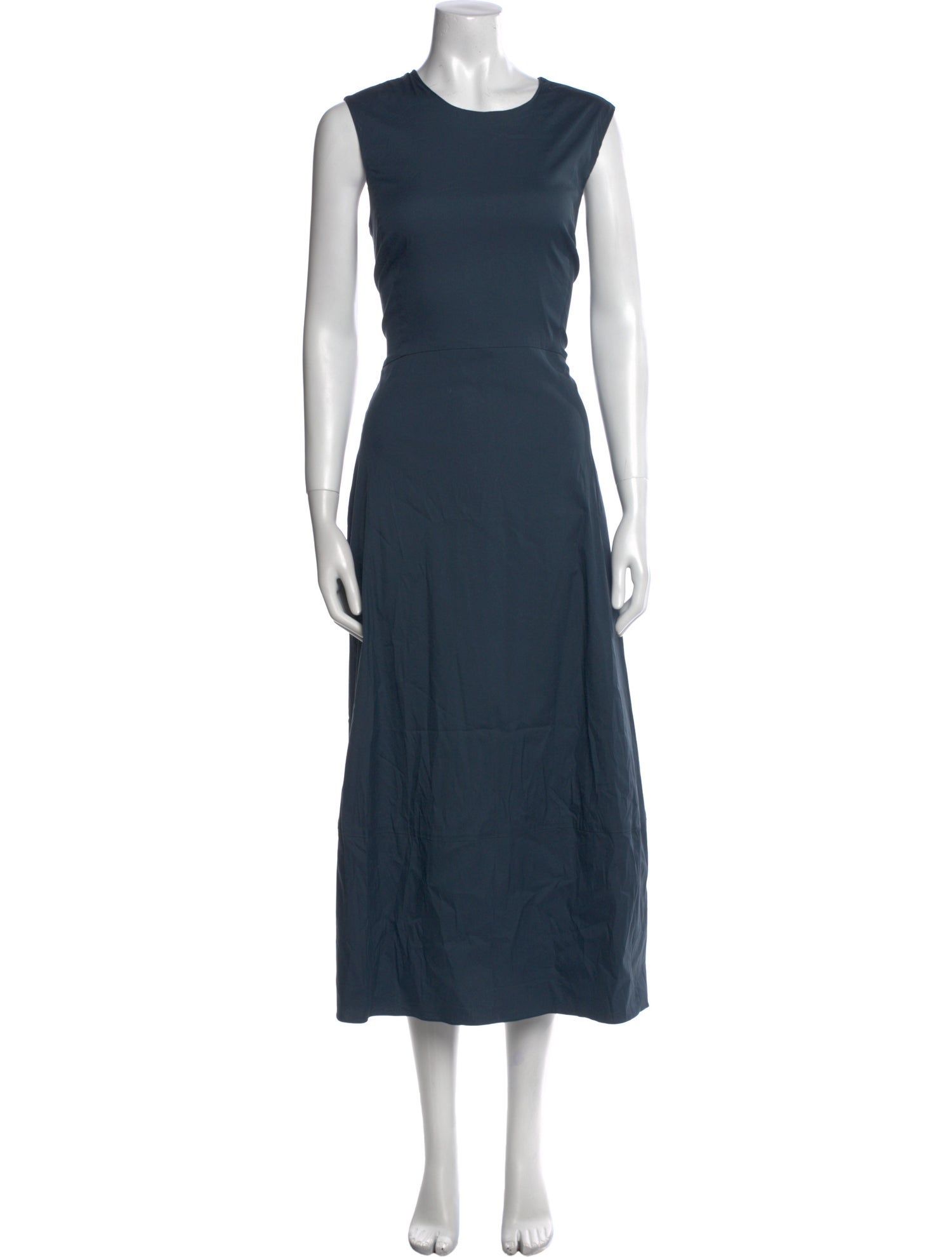 'S Max Mara Crew Neck Long Dress