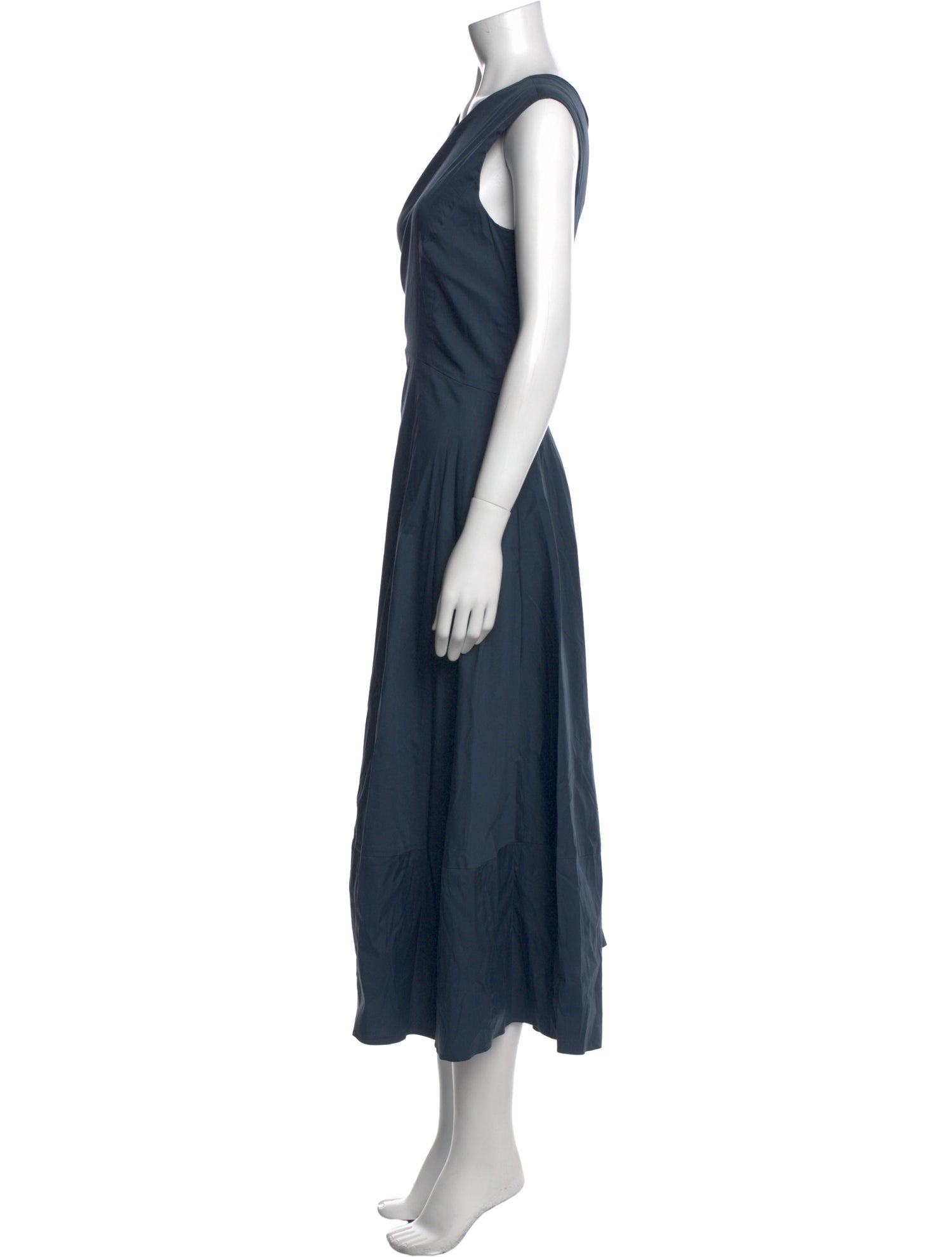 'S Max Mara Crew Neck Long Dress