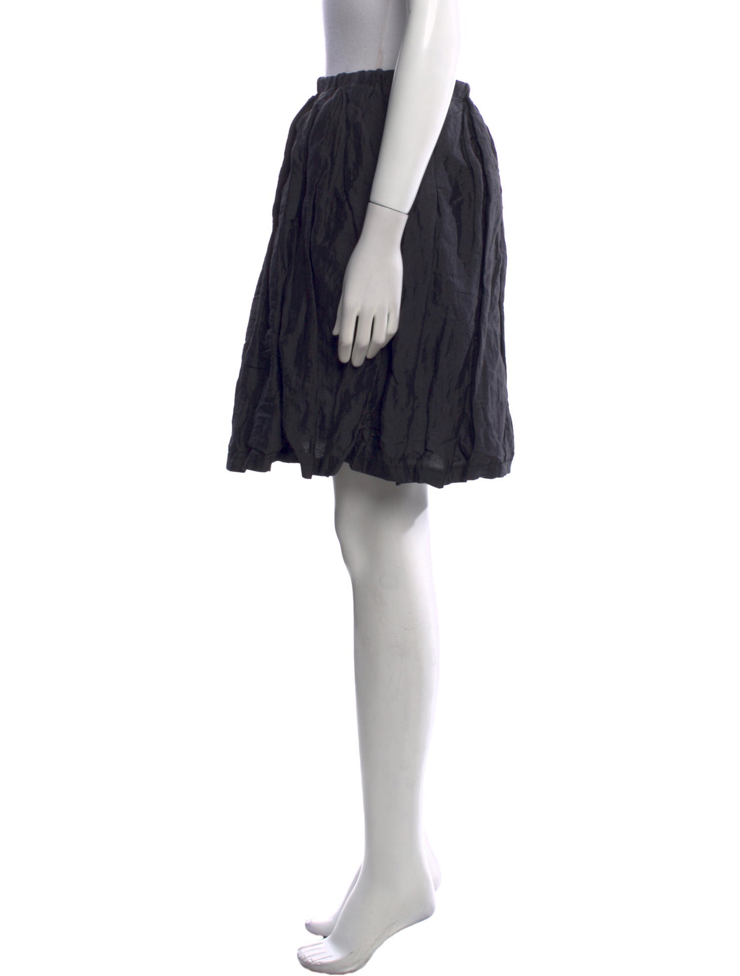 'S Max Mara Pleated Accents Knee-Length Skirt