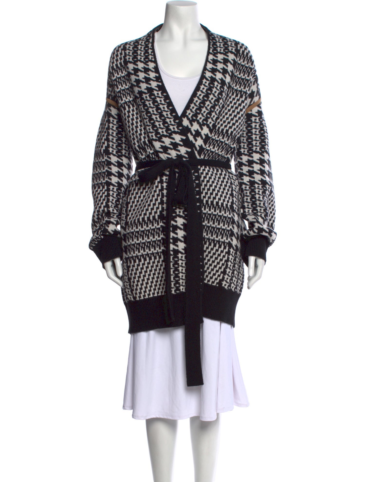 'S Max Mara Virgin Wool Printed Sweater