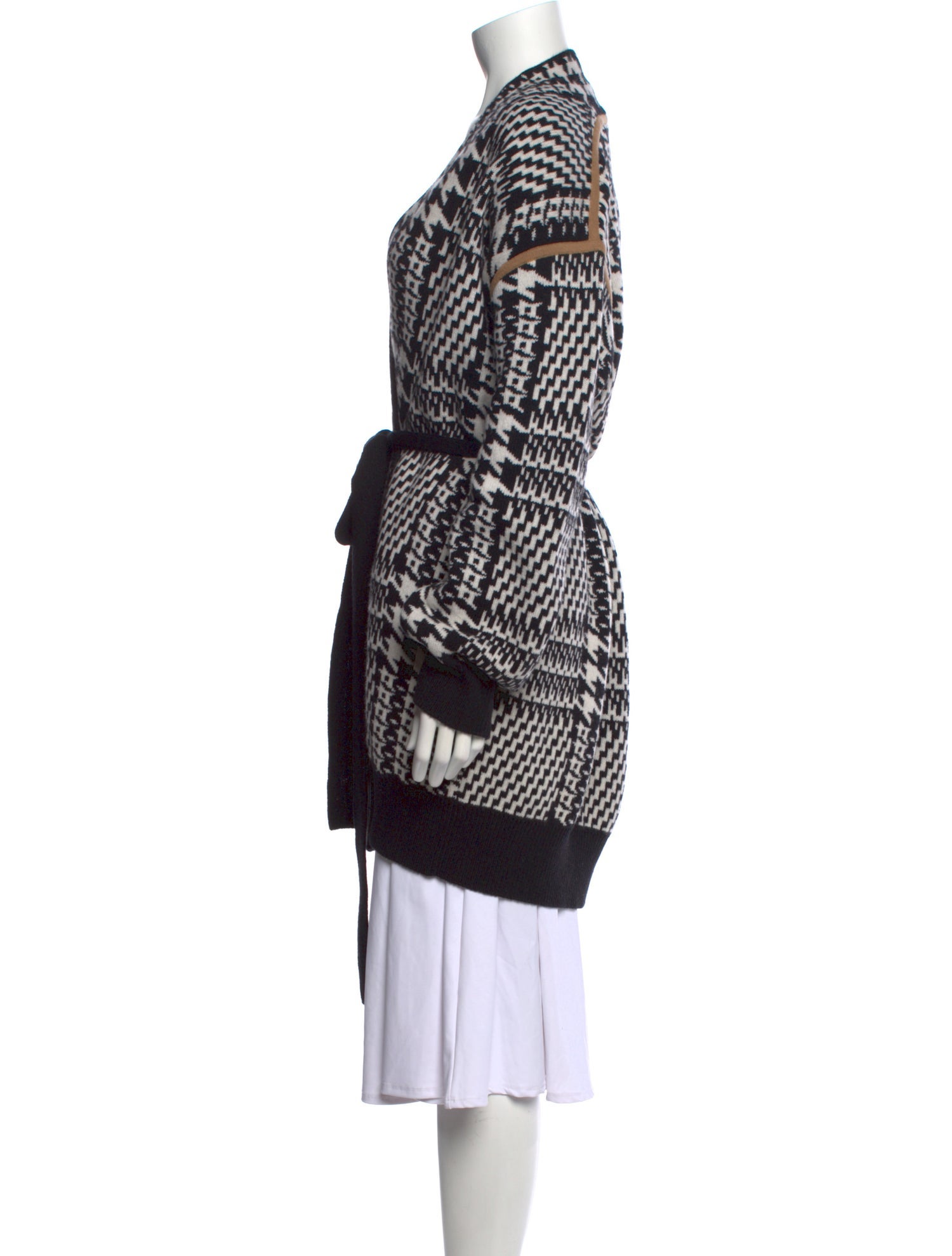 'S Max Mara Virgin Wool Printed Sweater