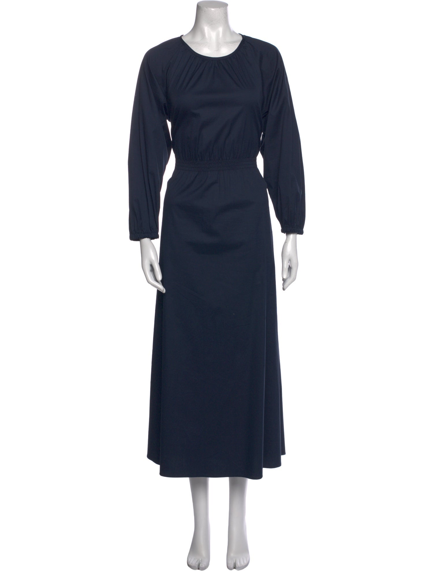 'S Max Mara Crew Neck Long Dress