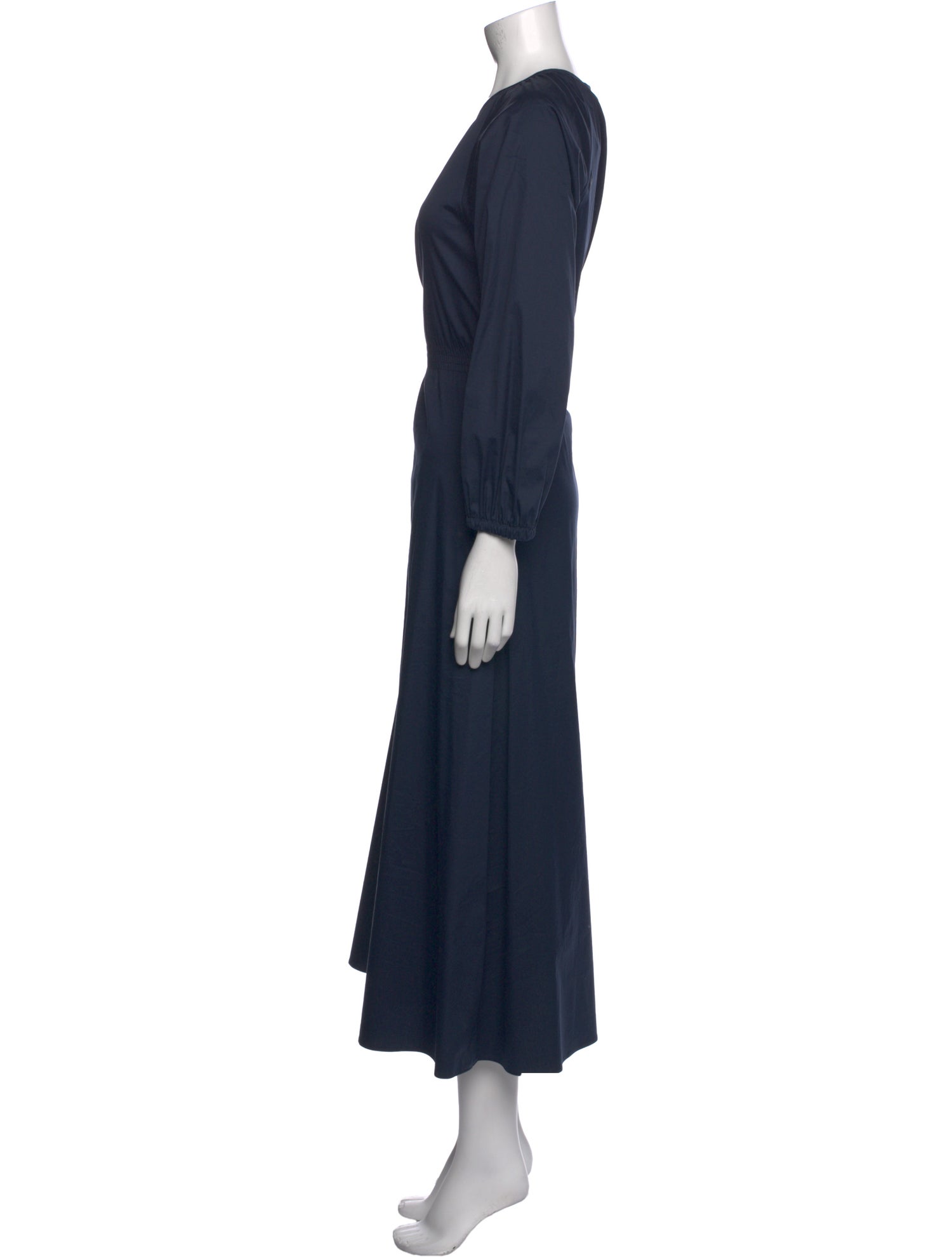 'S Max Mara Crew Neck Long Dress