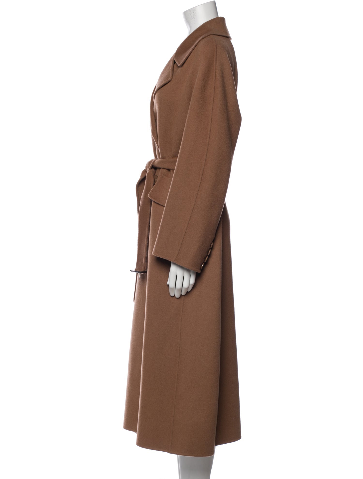 'S Max Mara Virgin Wool Trench Coat
