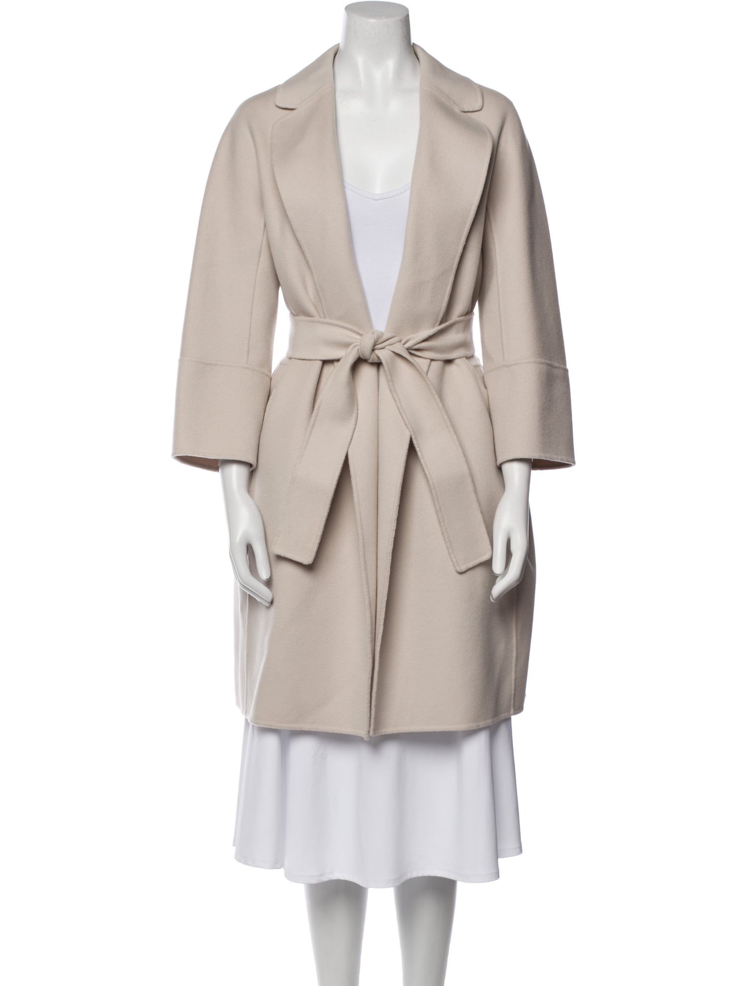 'S Max Mara Virgin Wool Trench Coat