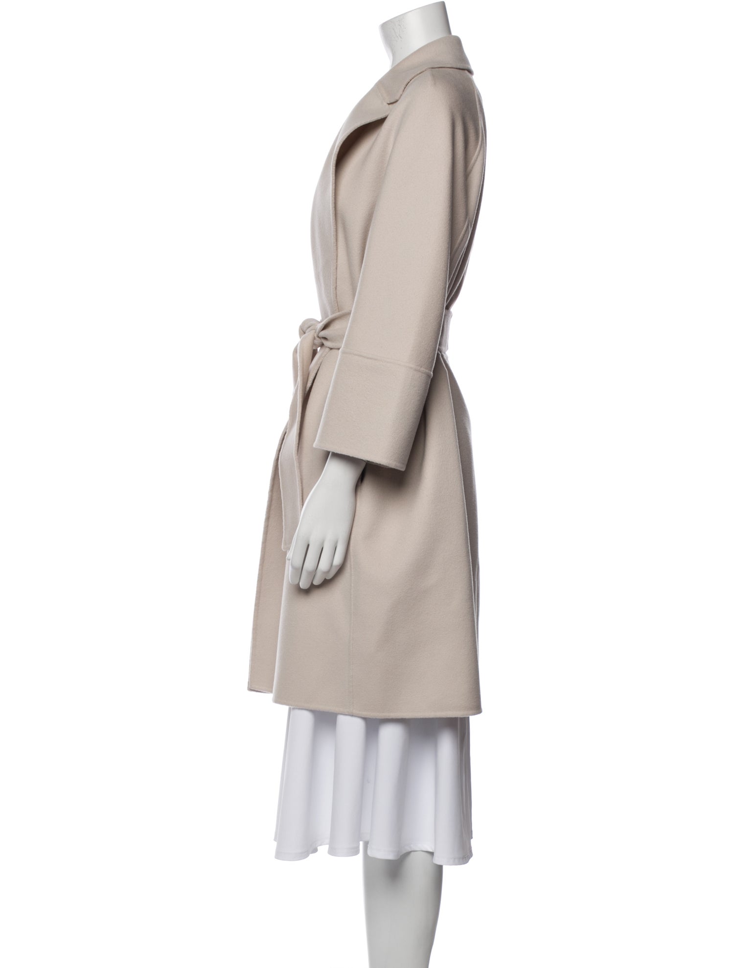 'S Max Mara Virgin Wool Trench Coat
