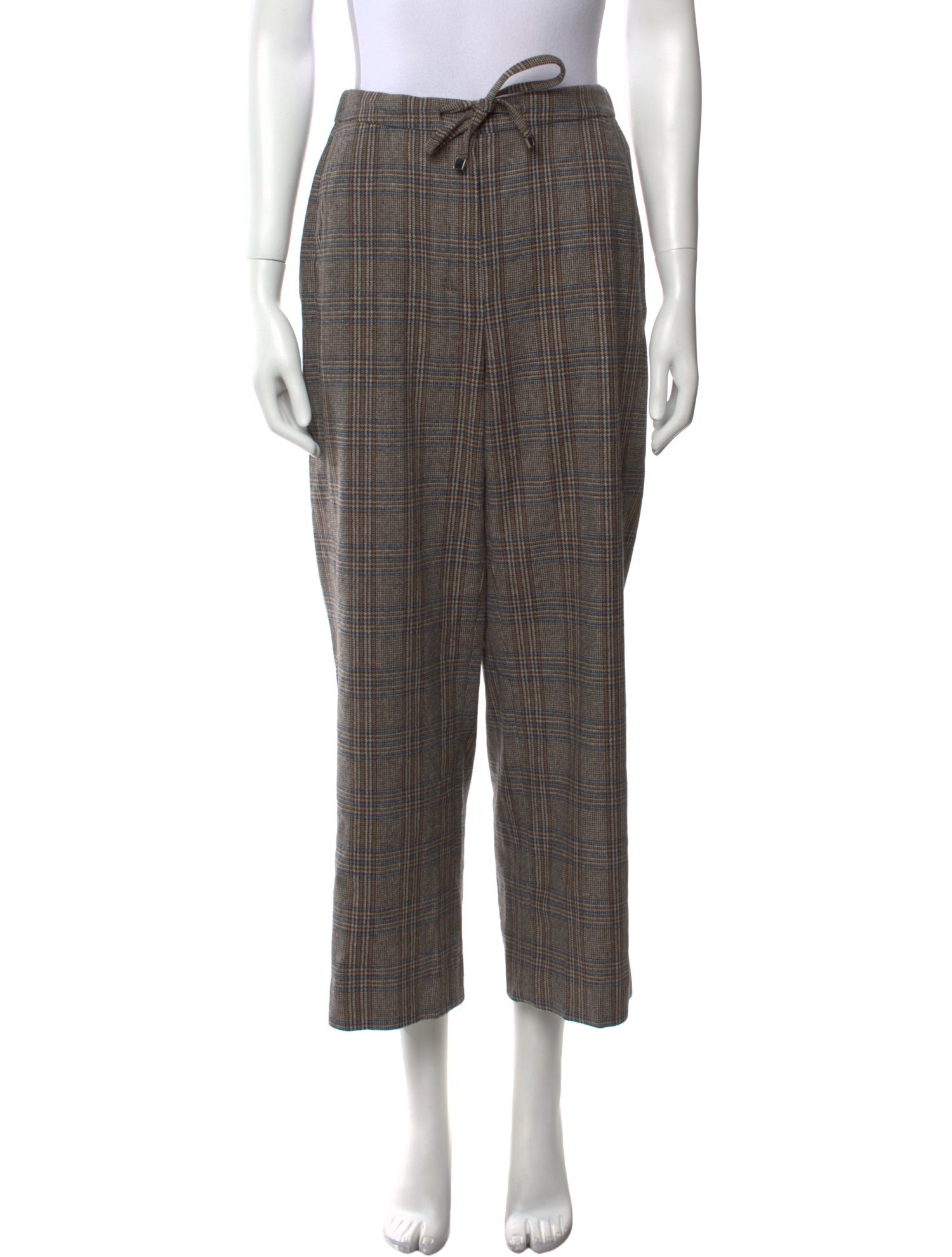 'S Max Mara Virgin Wool Wide Leg Pants