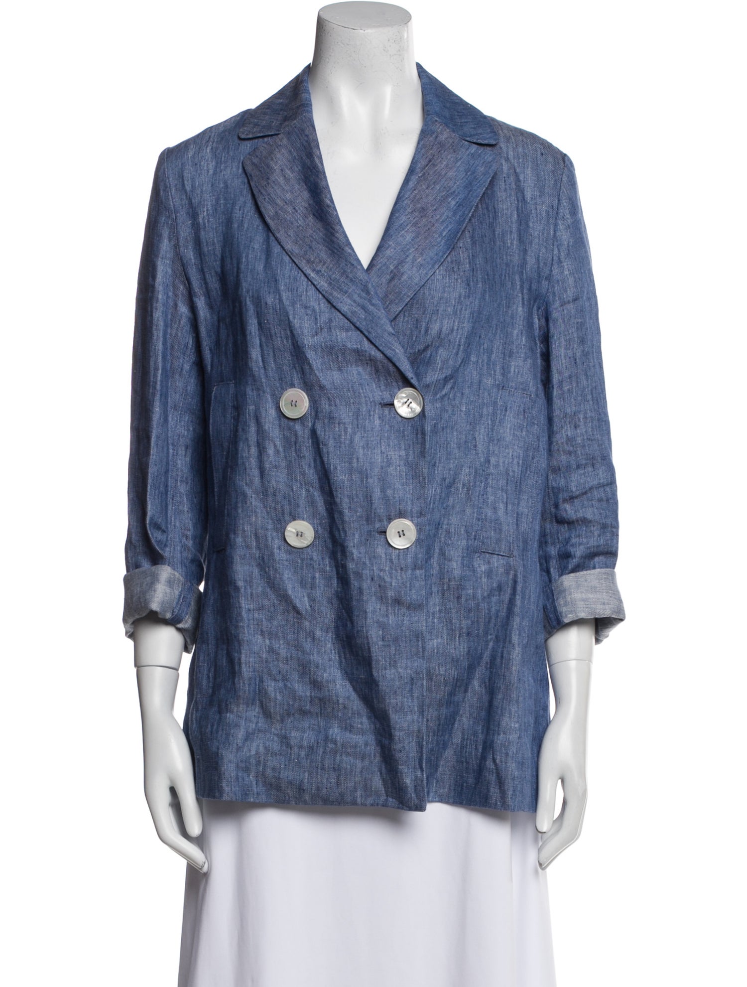 'S Max Mara Linen Denim Jacket