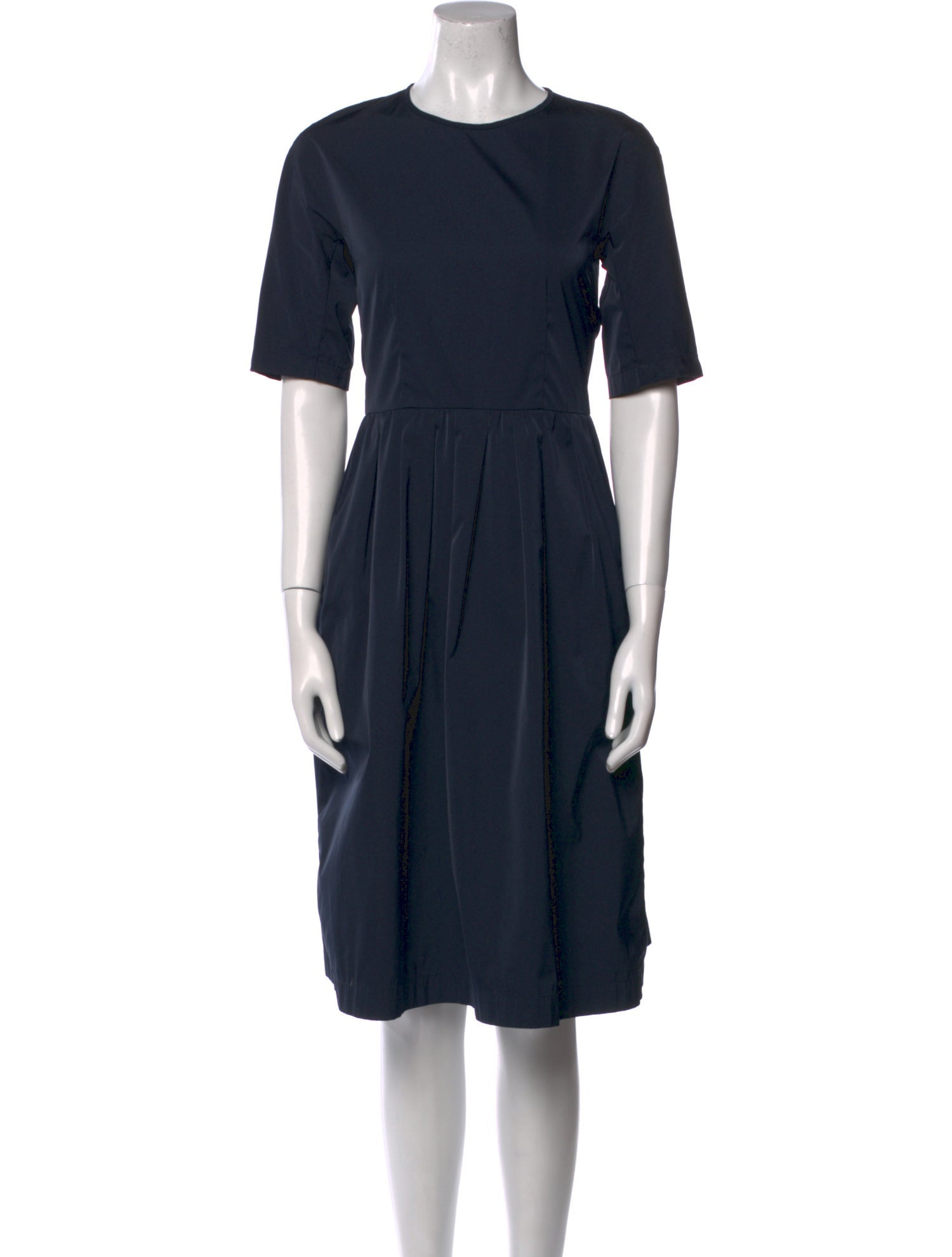 'S Max Mara Crew Neck Knee-Length Dress