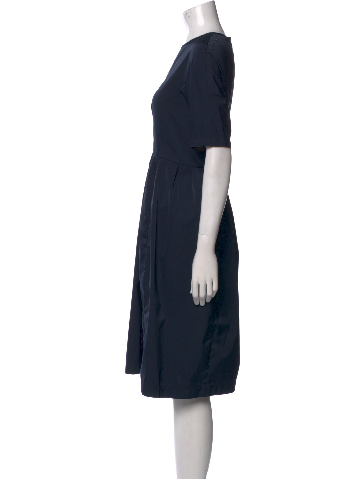 'S Max Mara Crew Neck Knee-Length Dress