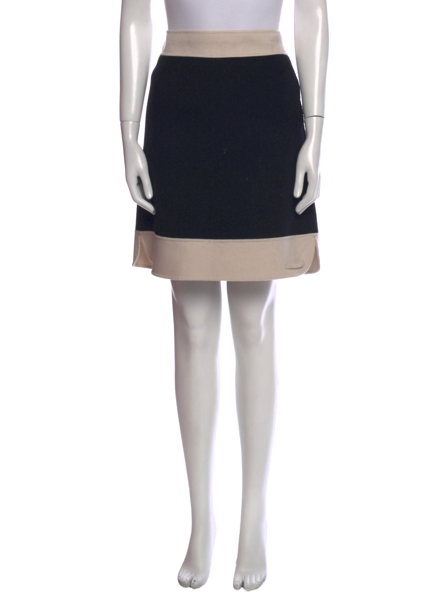 'S Max Mara Virgin Wool Knee-Length Skirt