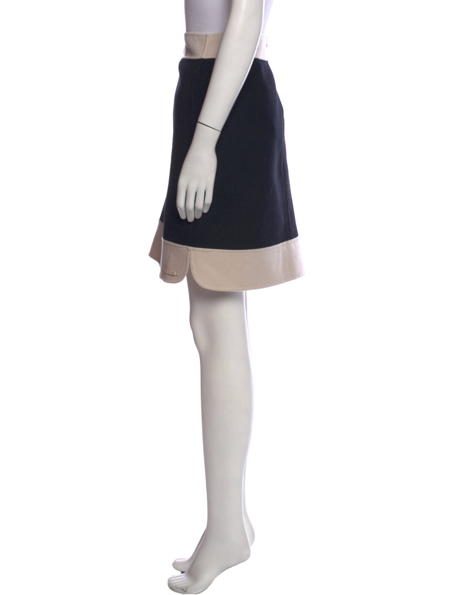 'S Max Mara Virgin Wool Knee-Length Skirt