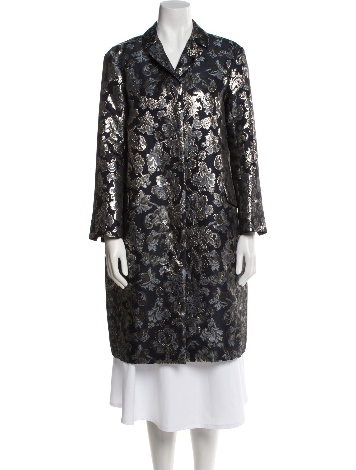 'S Max Mara Printed Trench Coat