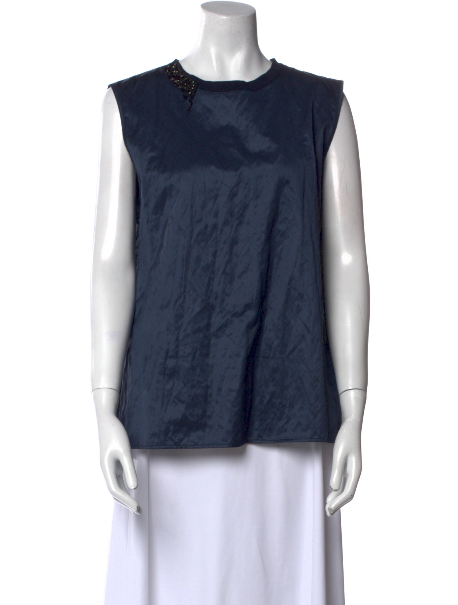 'S Max Mara Crew Neck Sleeveless Top w/ Tags