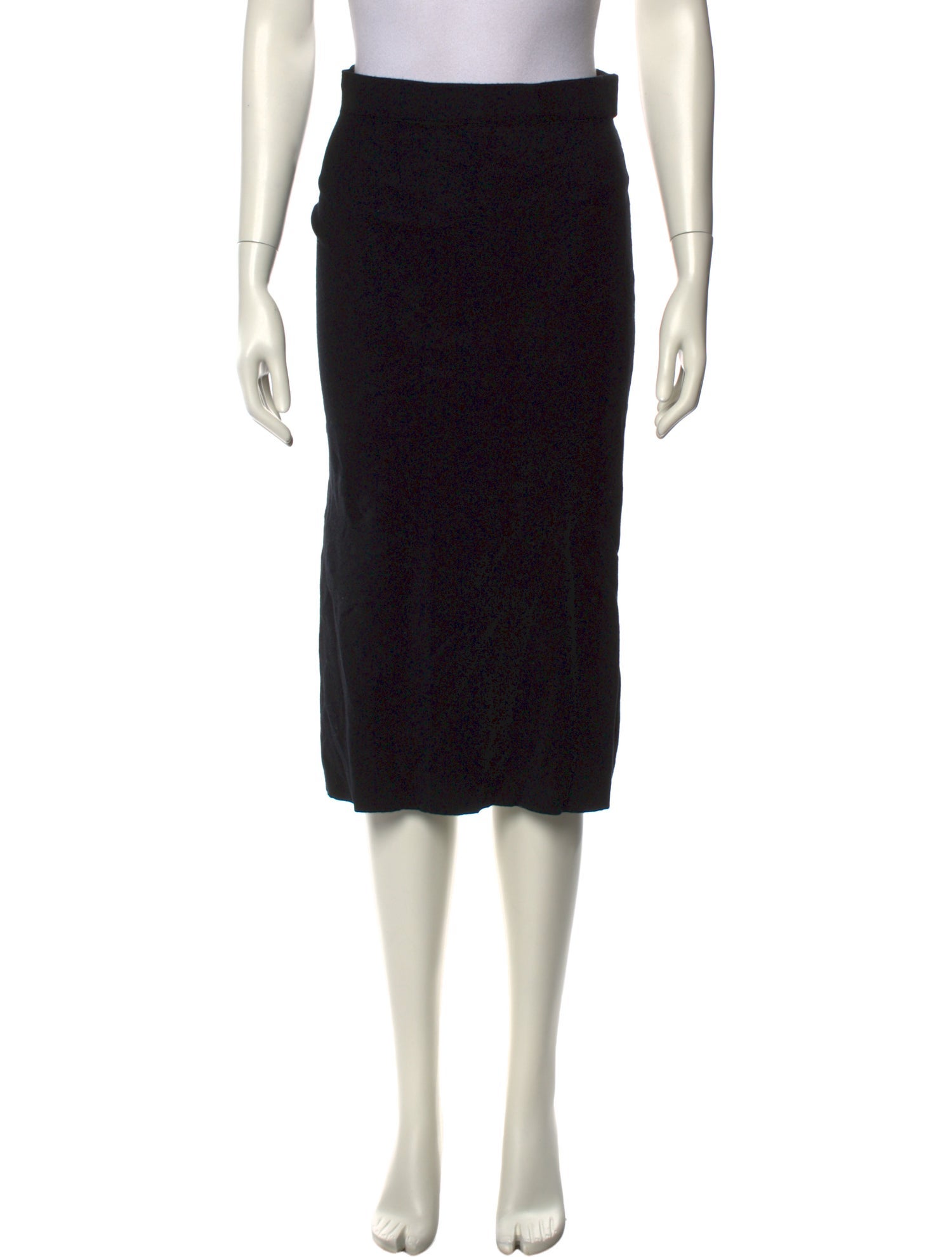 'S Max Mara Virgin Wool Knee-Length Skirt