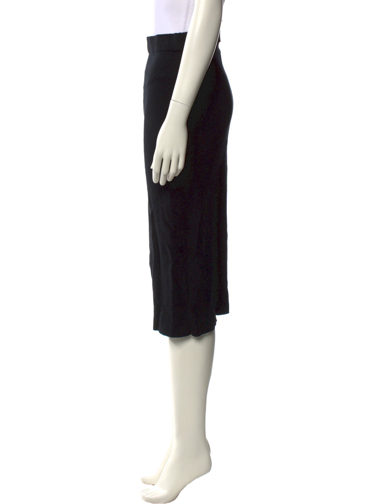 'S Max Mara Virgin Wool Knee-Length Skirt