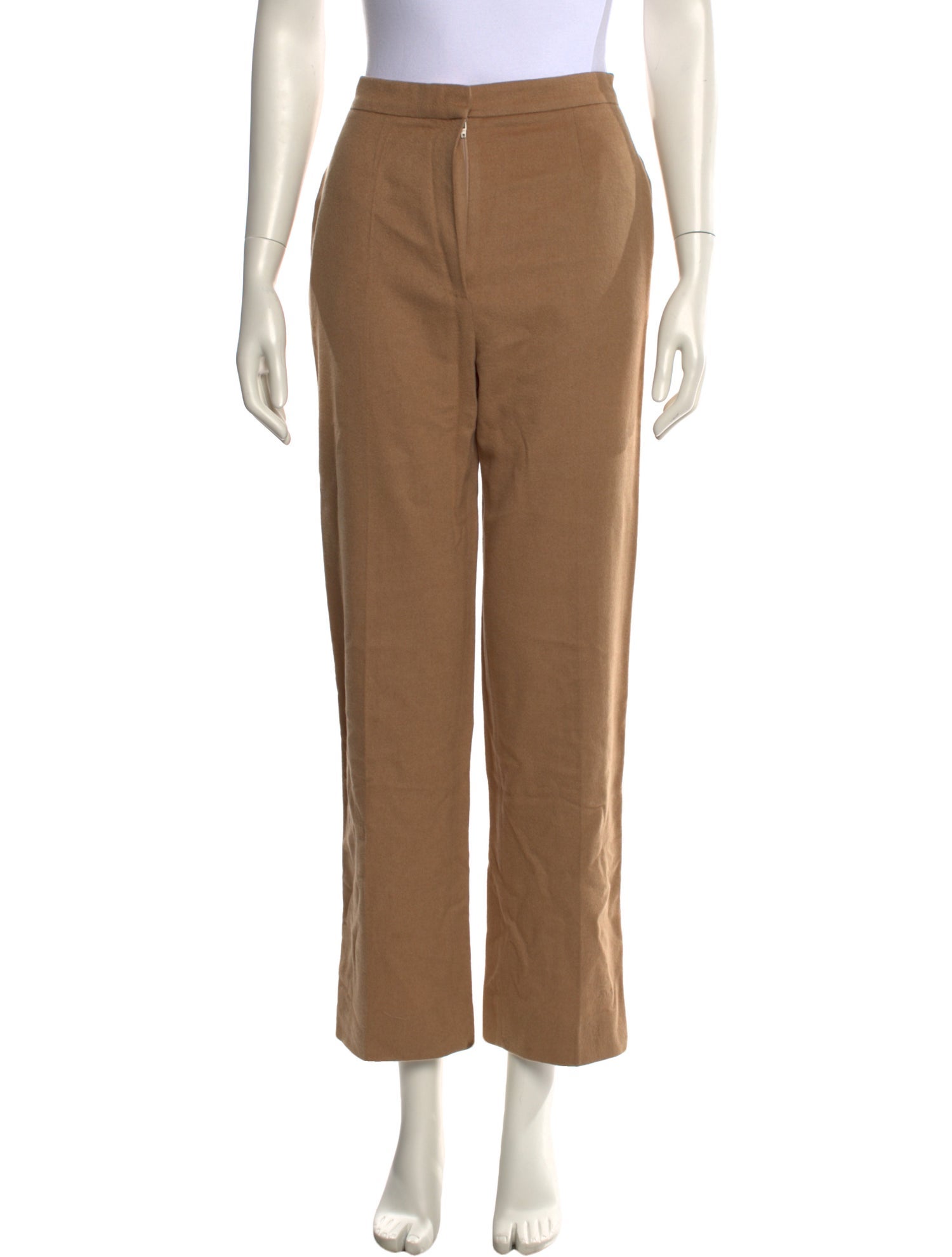 'S Max Mara Camel Hair Straight Leg Pants