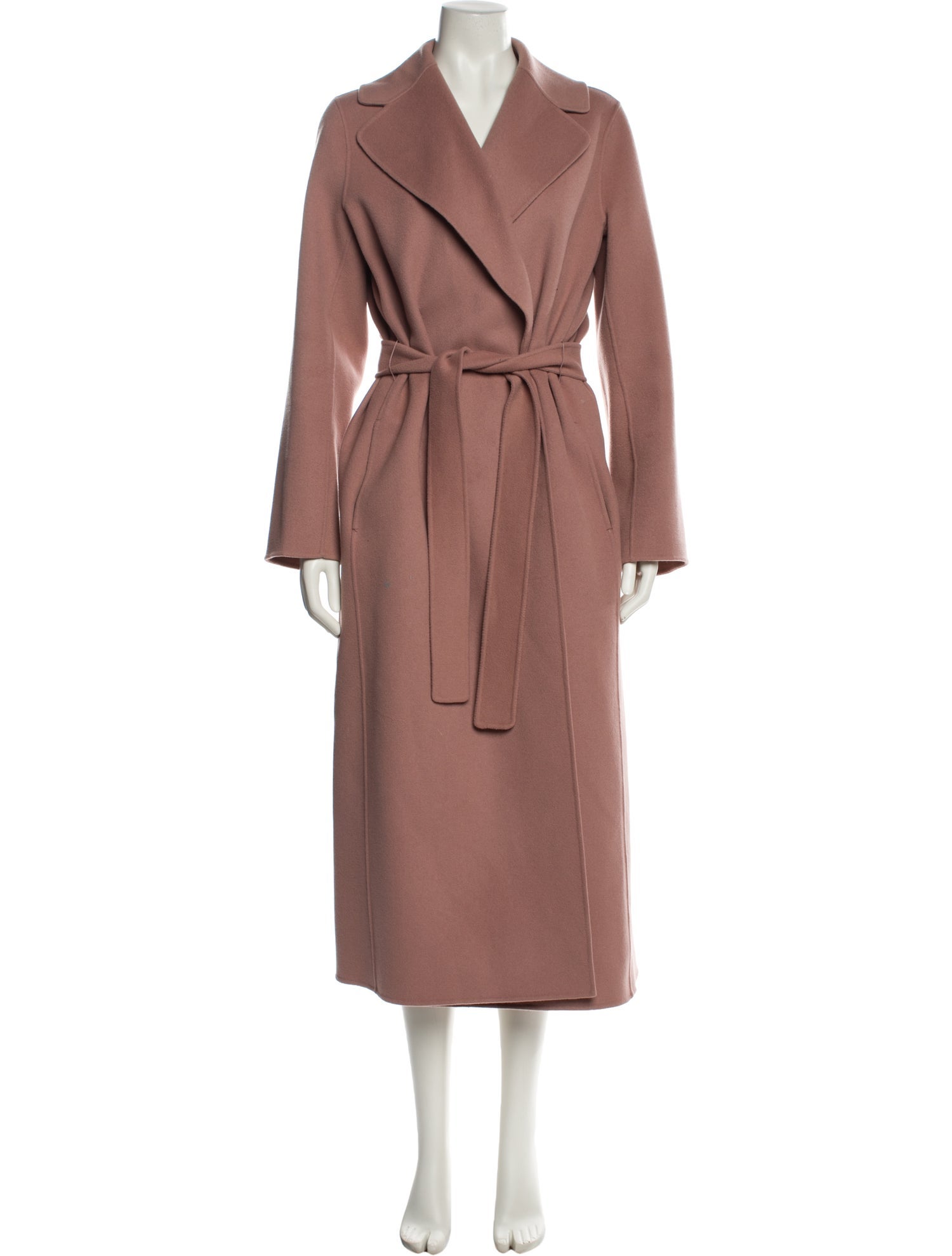 'S Max Mara Virgin Wool Trench Coat