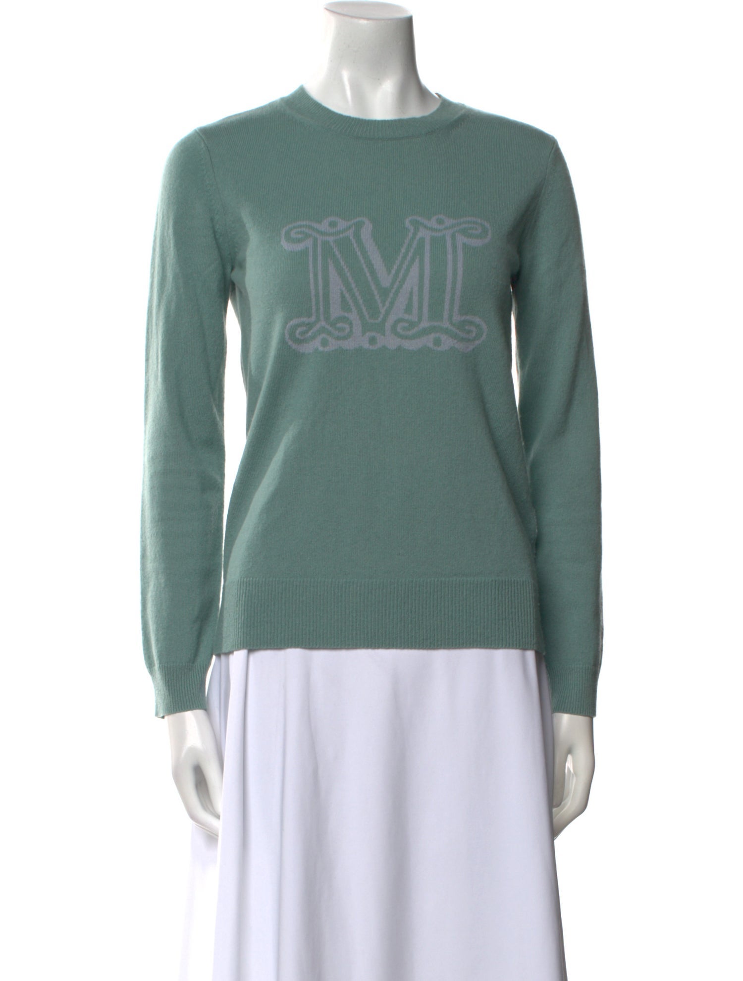 'S Max Mara Cashmere Graphic Print Sweater