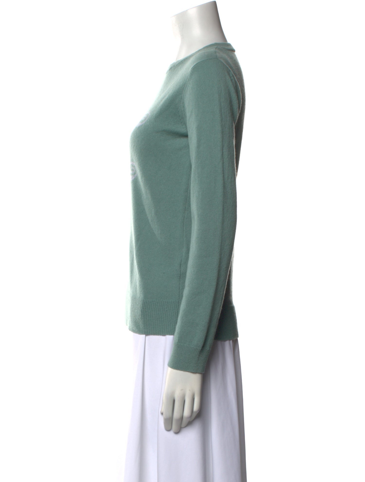 'S Max Mara Cashmere Graphic Print Sweater