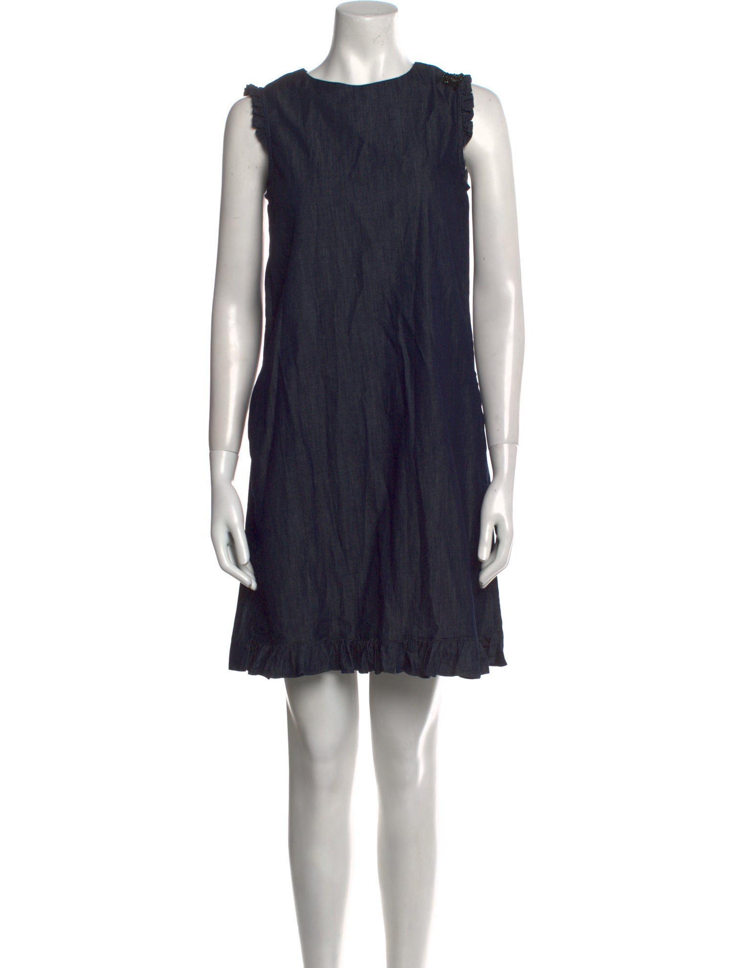 'S Max Mara Crew Neck Mini Dress