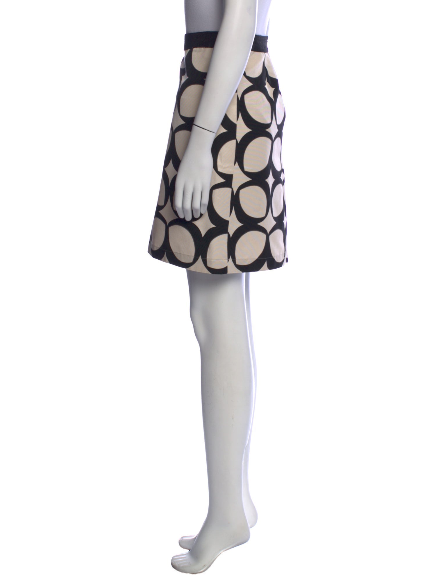 'S Max Mara Polka Dot Print Mini Skirt