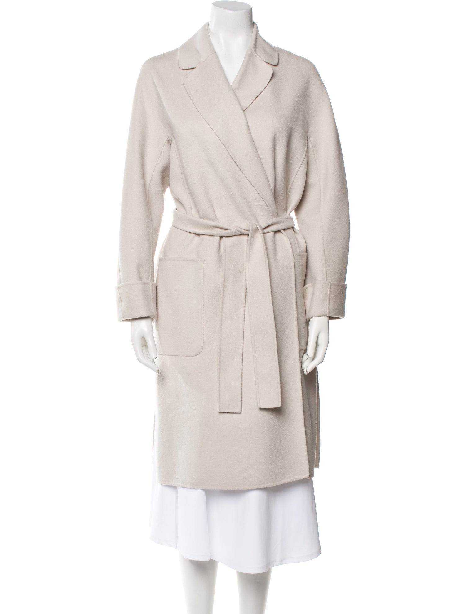 'S Max Mara Virgin Wool Trench Coat