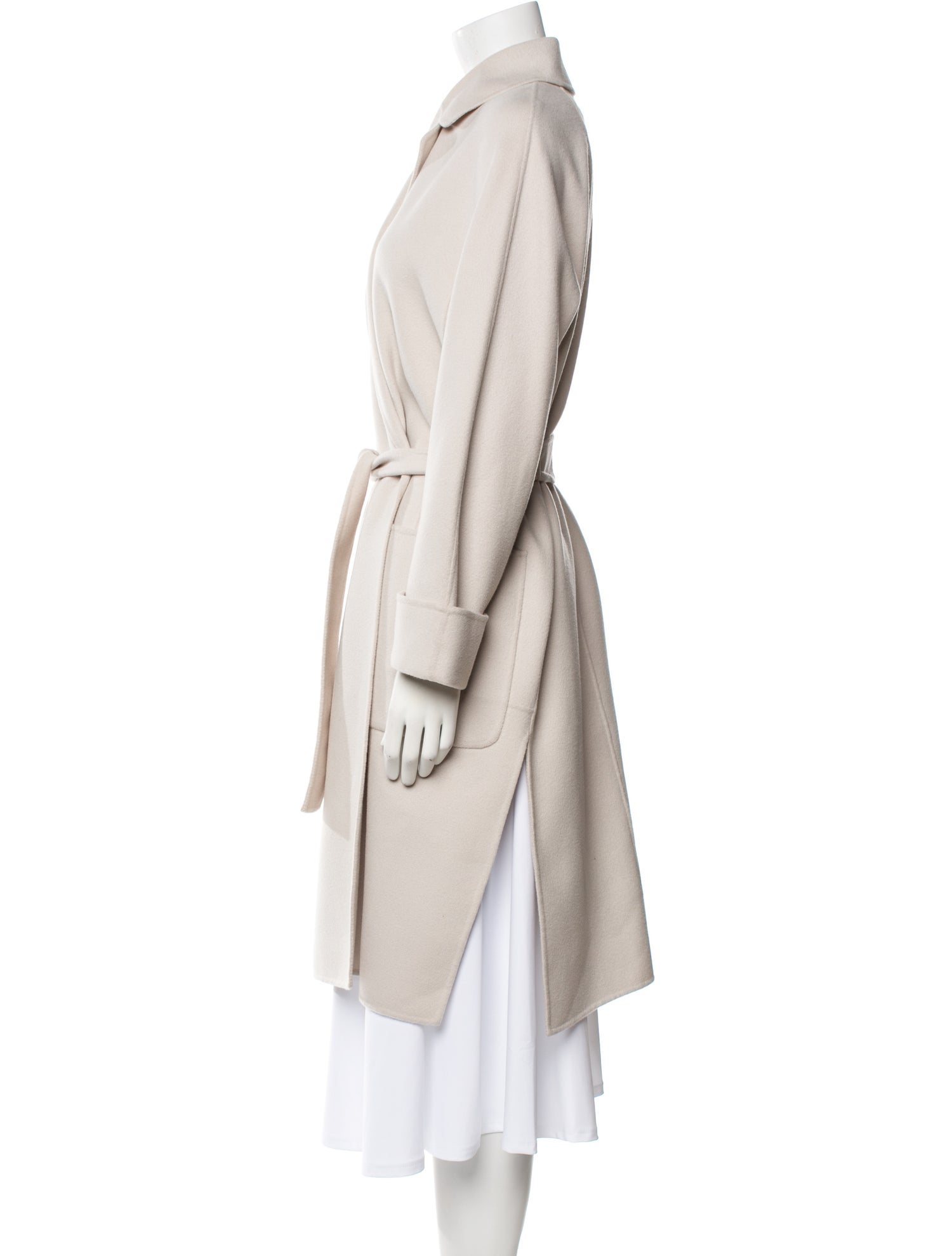 'S Max Mara Virgin Wool Trench Coat