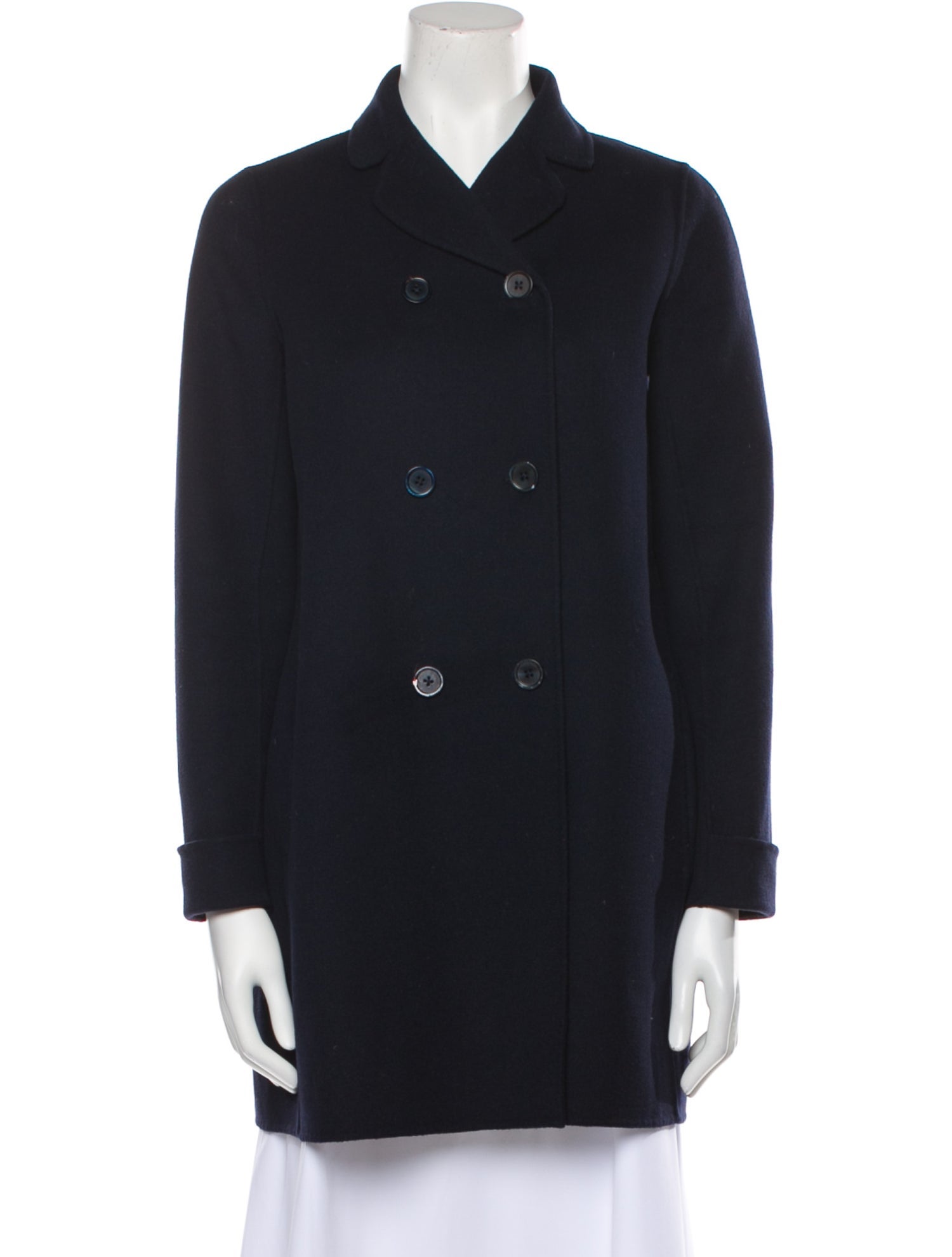 'S Max Mara Virgin Wool Peacoat