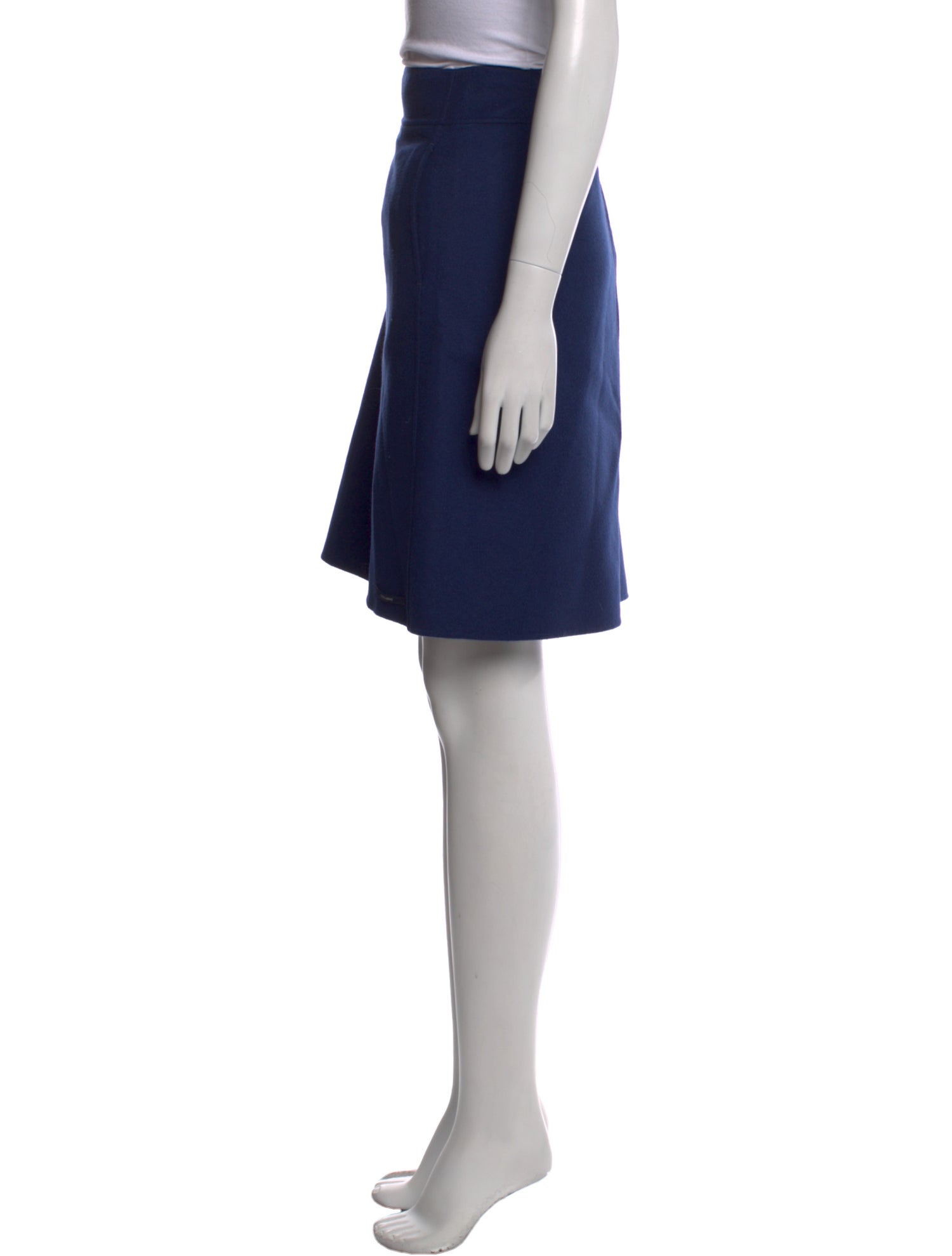 'S Max Mara Virgin Wool Knee-Length Skirt