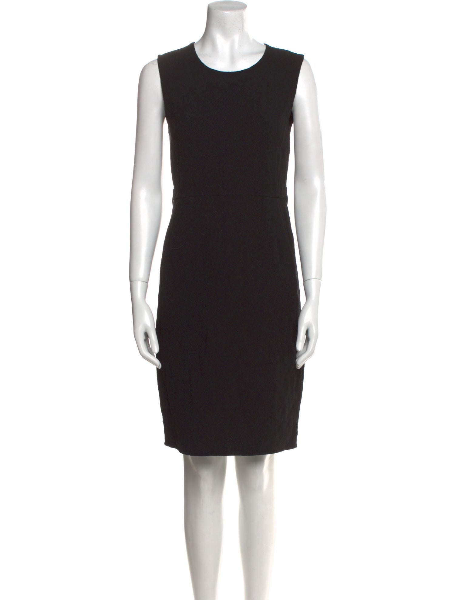 'S Max Mara Crew Neck Knee-Length Dress