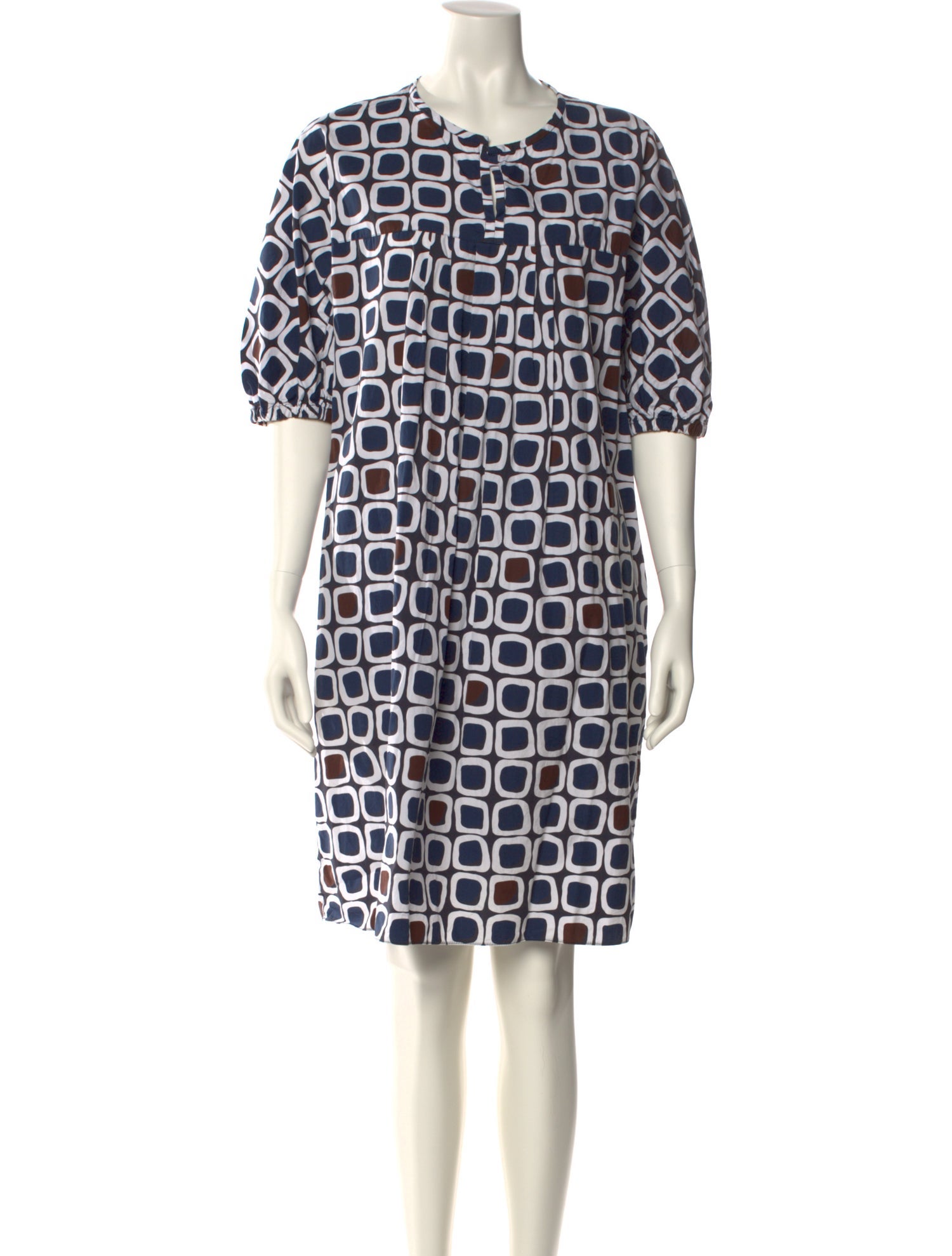 'S Max Mara Printed Knee-Length Dress