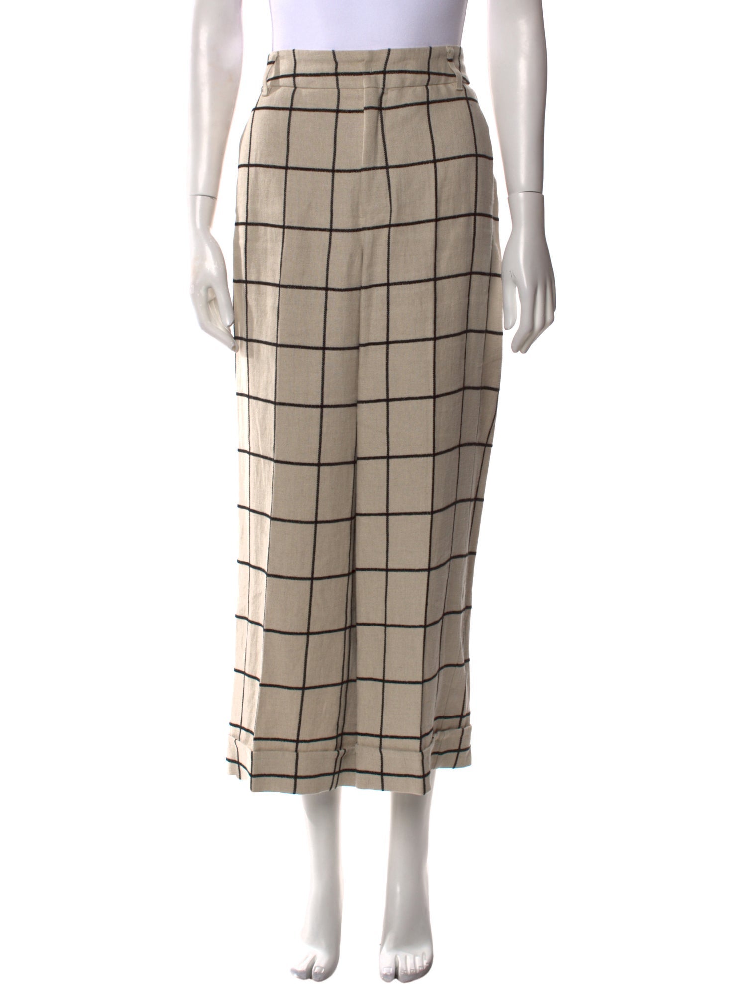 'S Max Mara Linen Wide Leg Pants