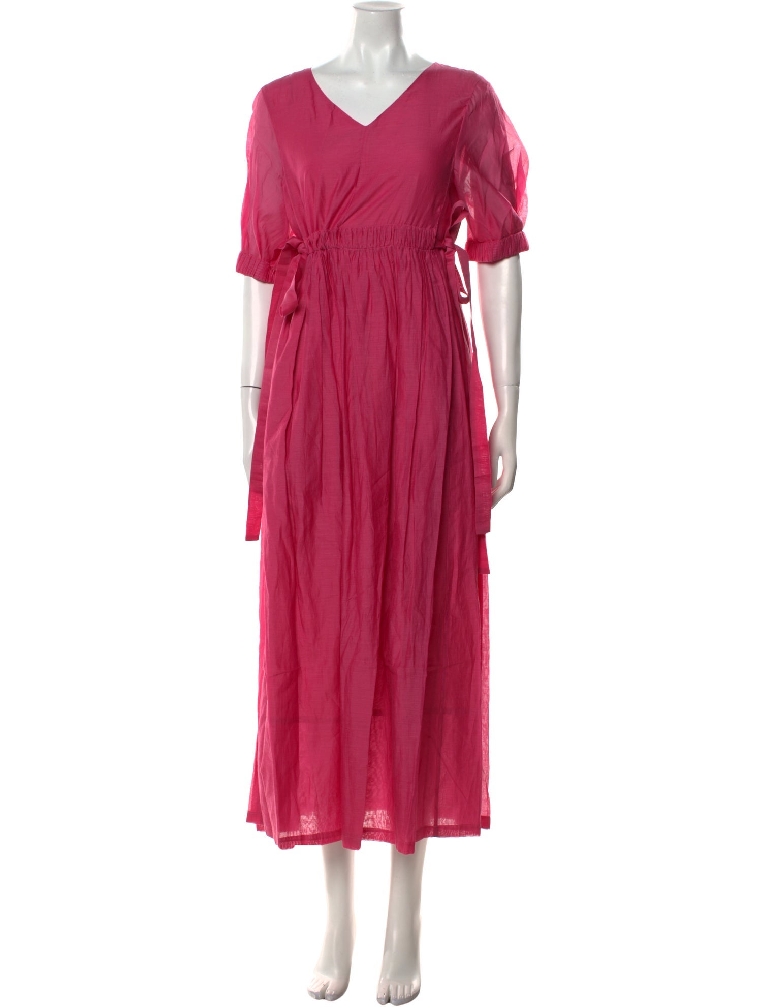 'S Max Mara V-Neck Long Dress