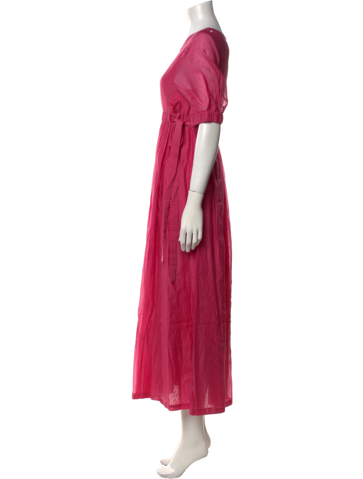 'S Max Mara V-Neck Long Dress
