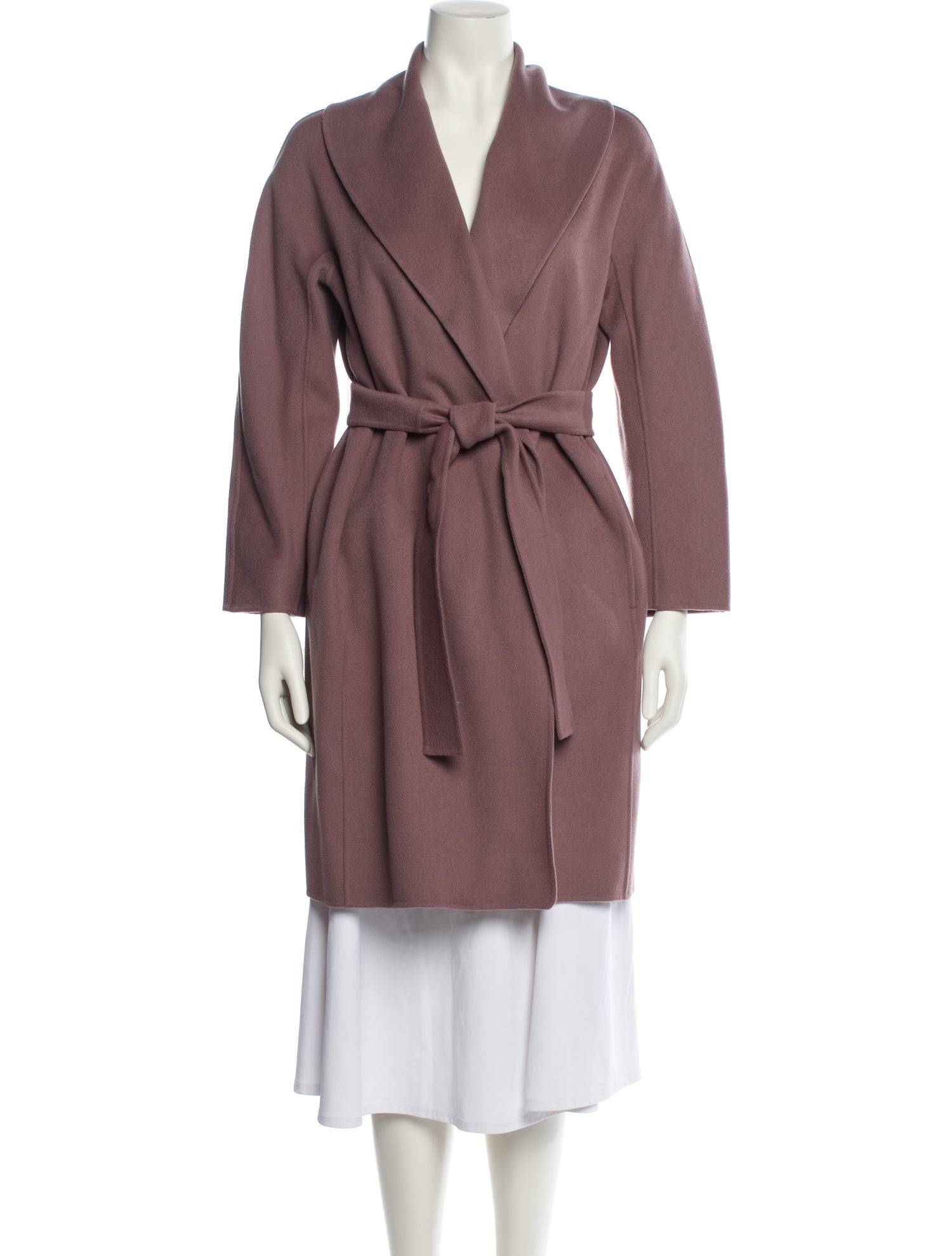 'S Max Mara Virgin Wool Trench Coat
