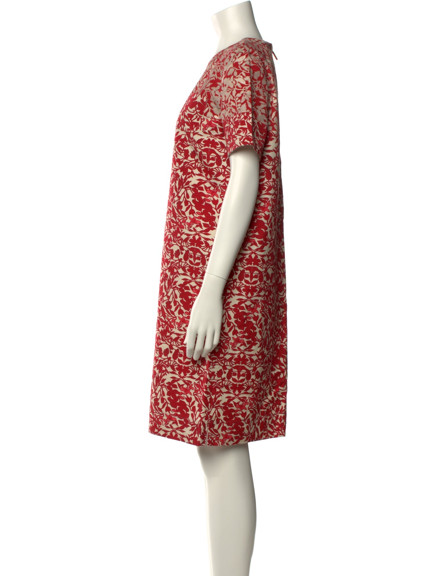 'S Max Mara Printed Knee-Length Dress