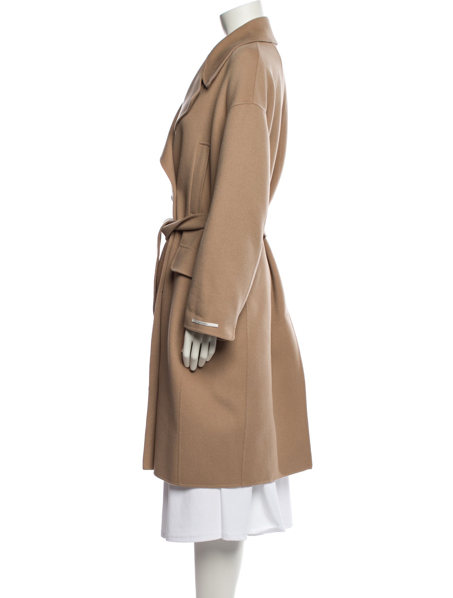 'S Max Mara Virgin Wool Trench Coat